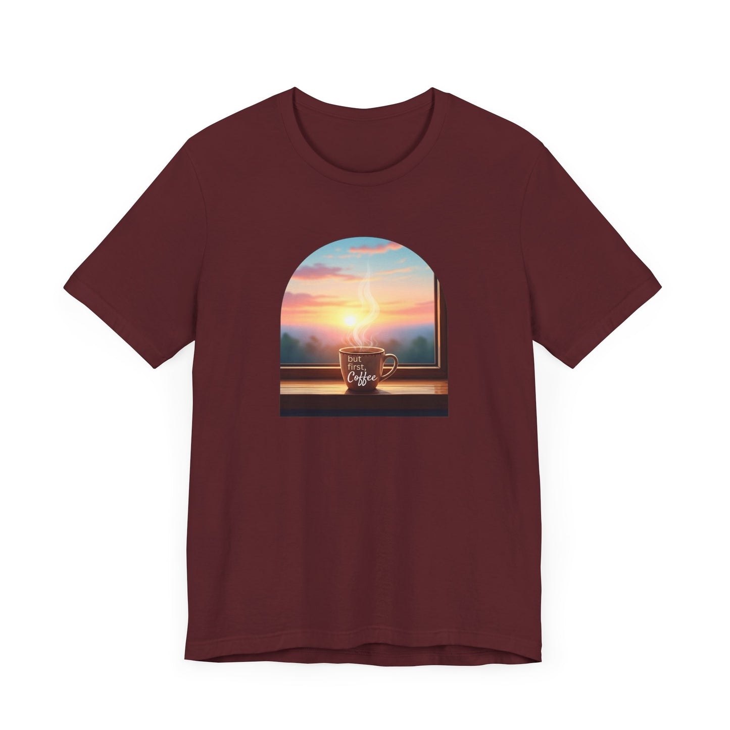 But First, Coffee - Unisex Jersey Tee - Whippie's