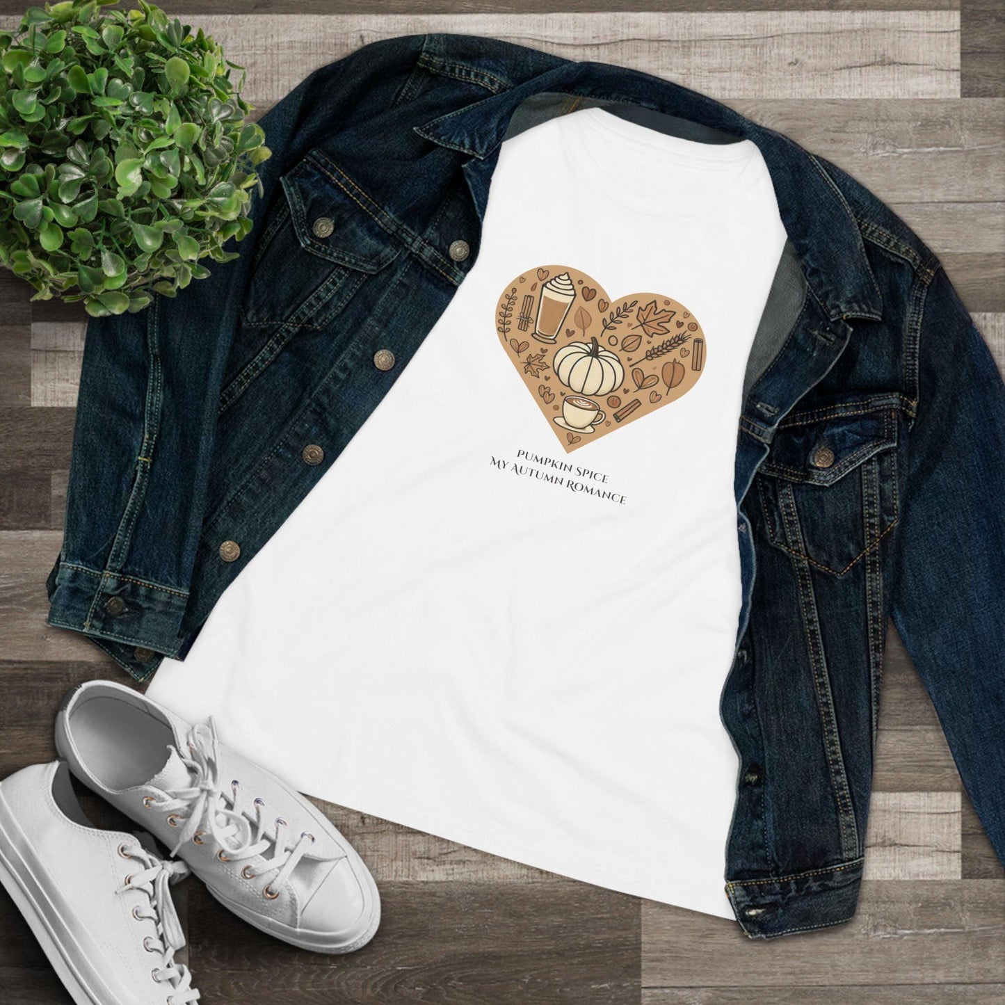 Pumpkin Spice My Autumn Romance - Women's Softstyle Tee - Whippie's