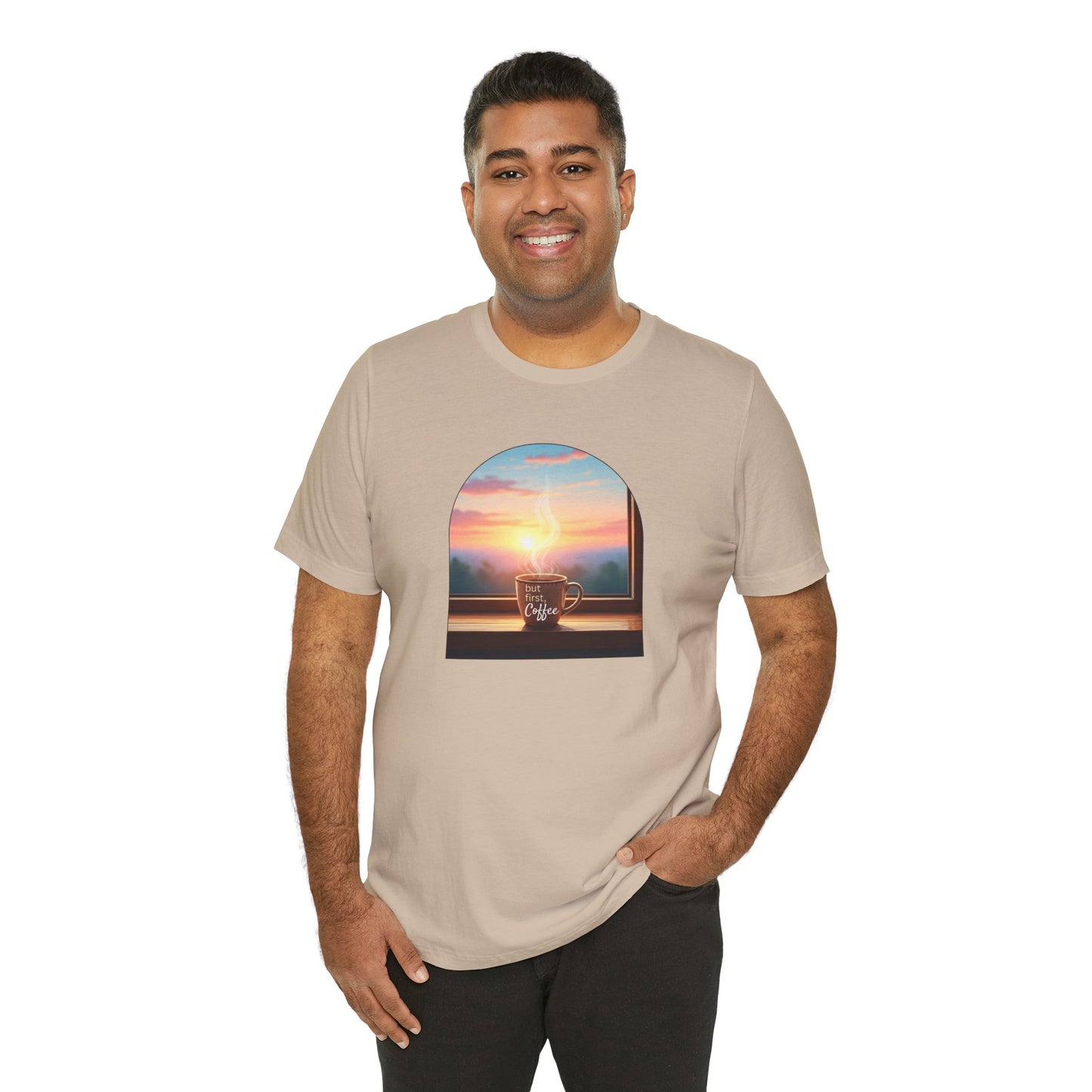 But First, Coffee - Unisex Jersey Tee - Whippie's