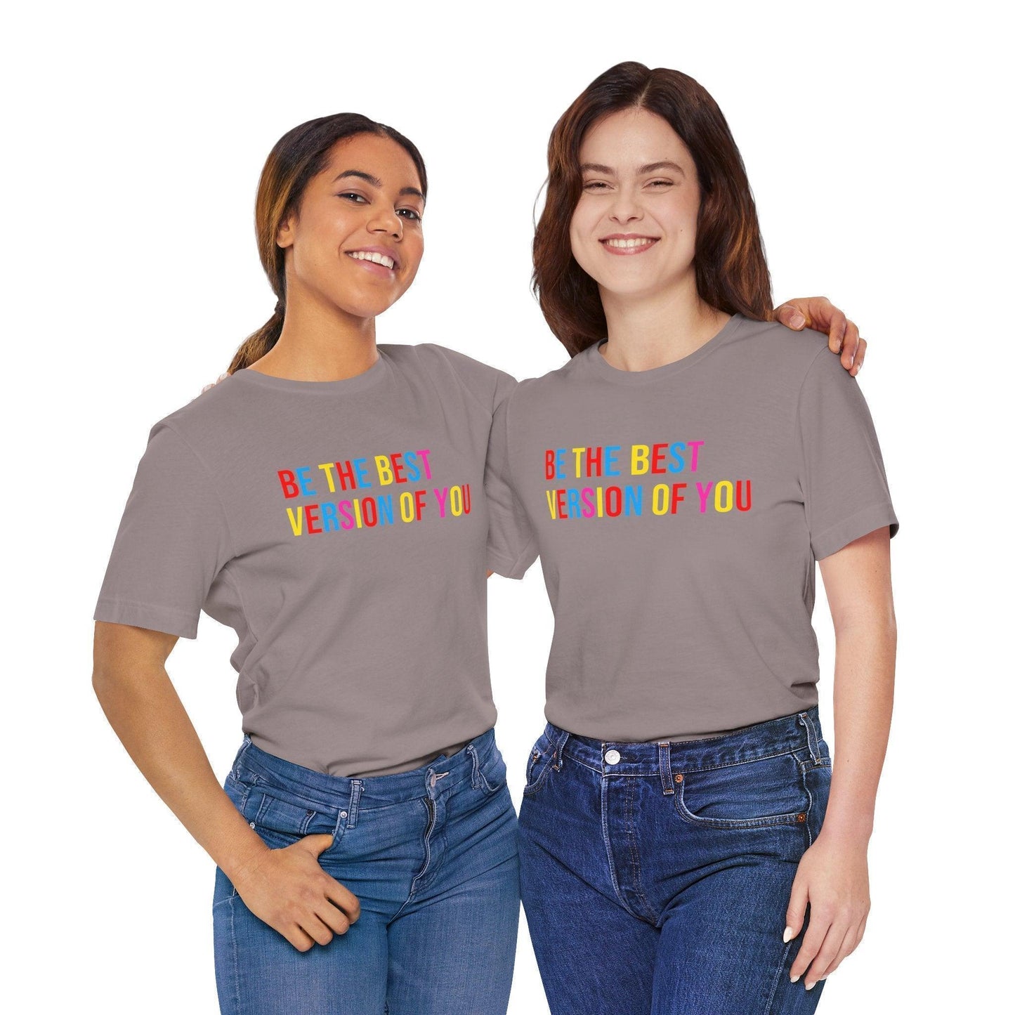 ✨ BE THE BEST VERSION OF YOU ✨ Unisex Jersey Tee 🌈 - Whippie's
