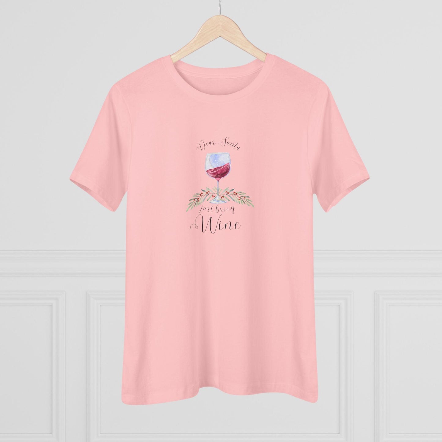 🍷💌 Dear Santa, Just Bring Wine 🎅🎄 - Women's Softstyle Tee - Whippie's