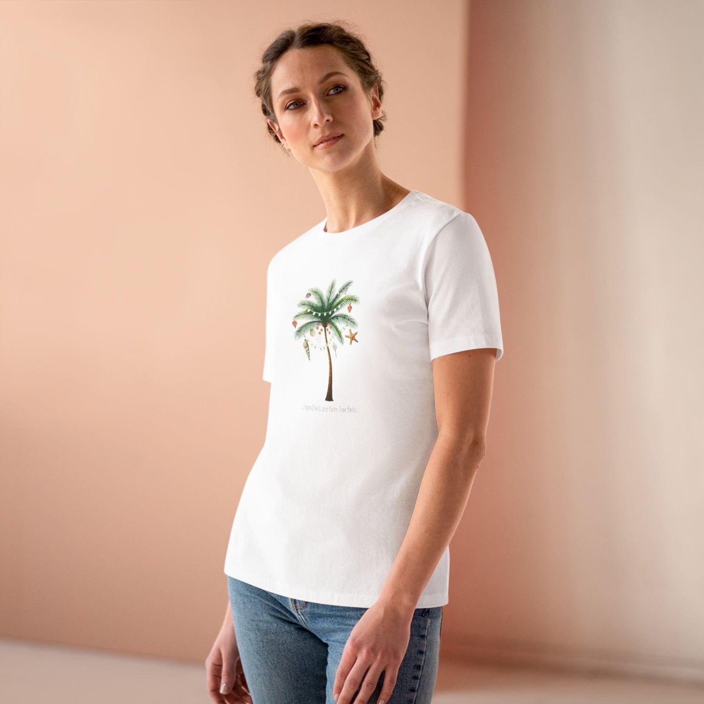 🌴 Jingle Shells & Palm Tree Bells 🐚 Women's Tee ☀️ - Whippie's