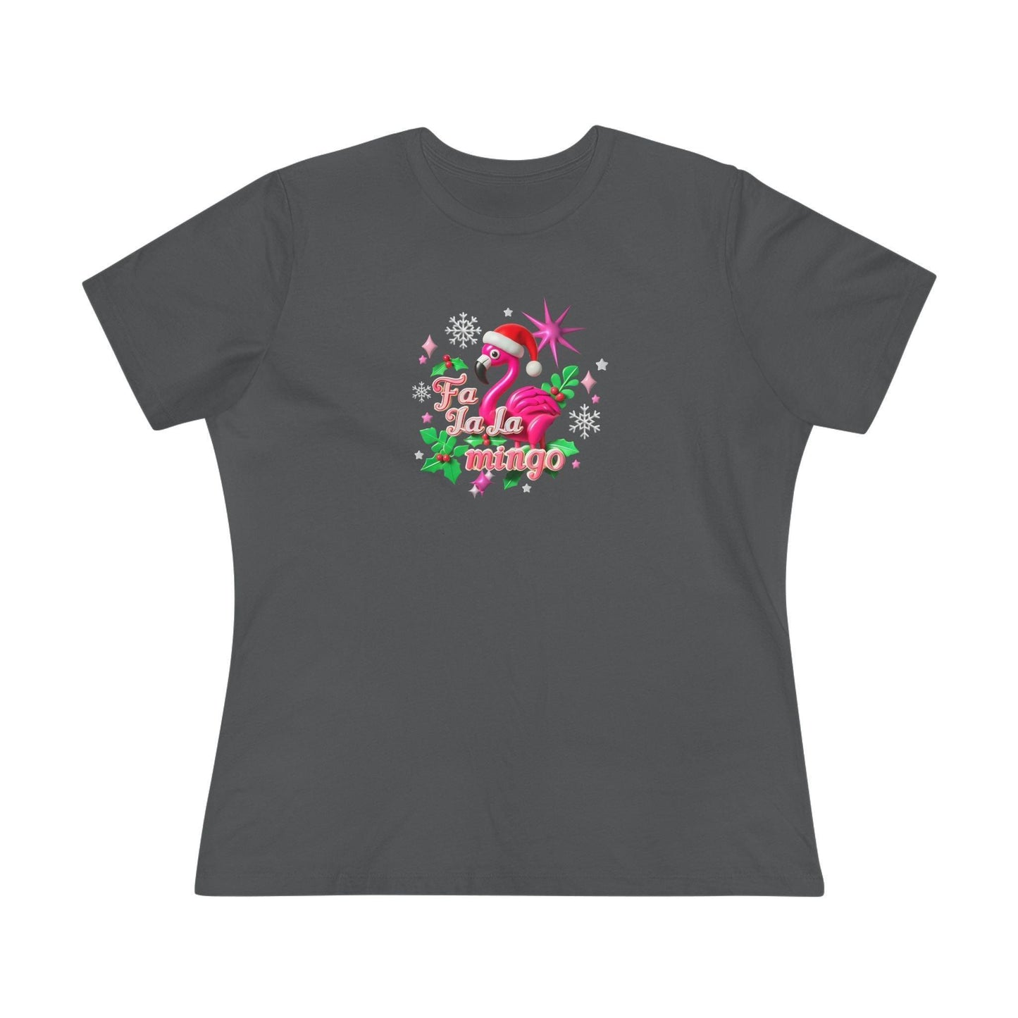 🦩🎅 Fa La La Mingo! ❄️🌟 - Women's Softstyle Tee - Whippie's