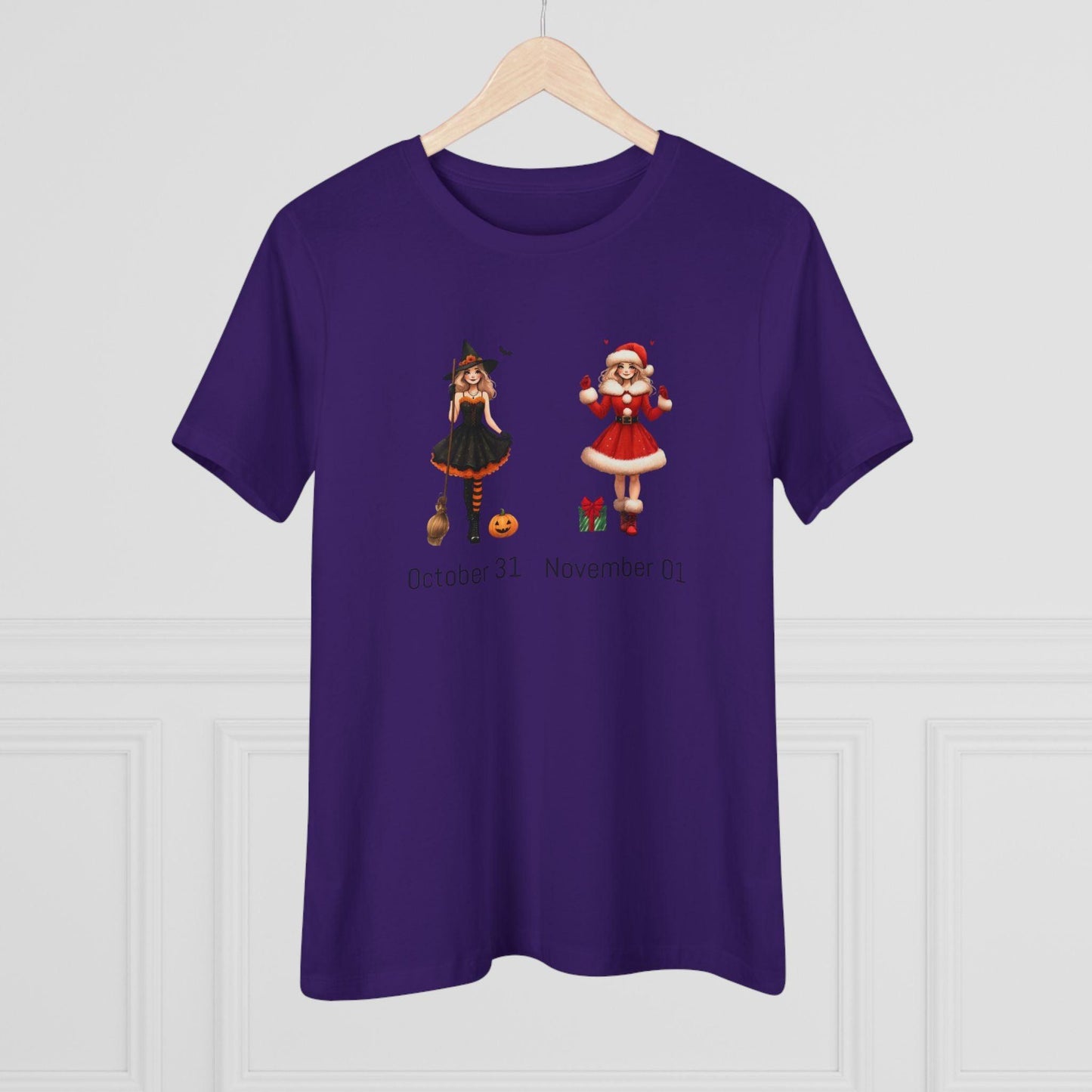 From Halloween to Holidays Women's Softstyle Tee 🎄🎃 - Whippie's