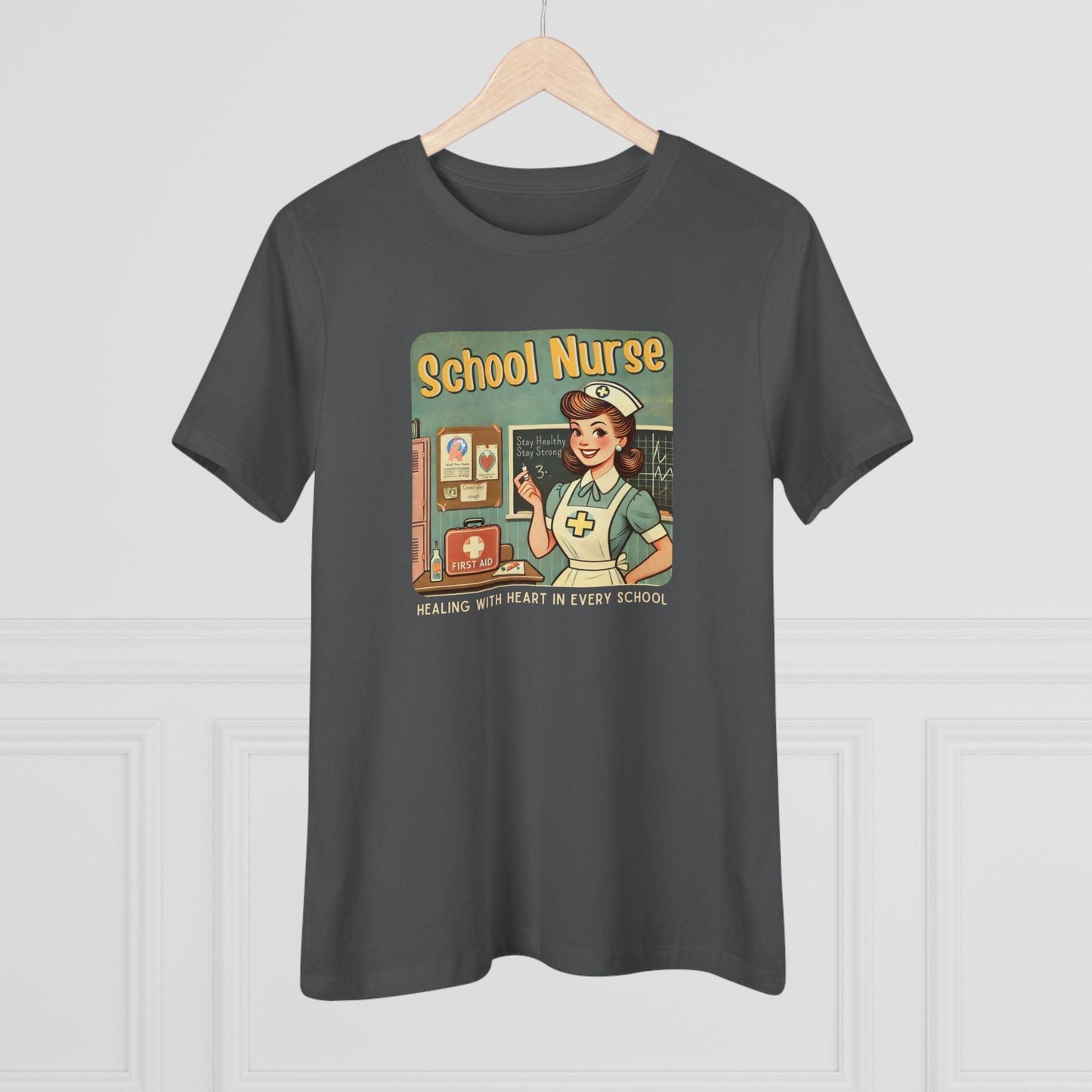 School Nurse Hero Tee - Healing with Heart in Every School 🩺❤️ - Whippie's