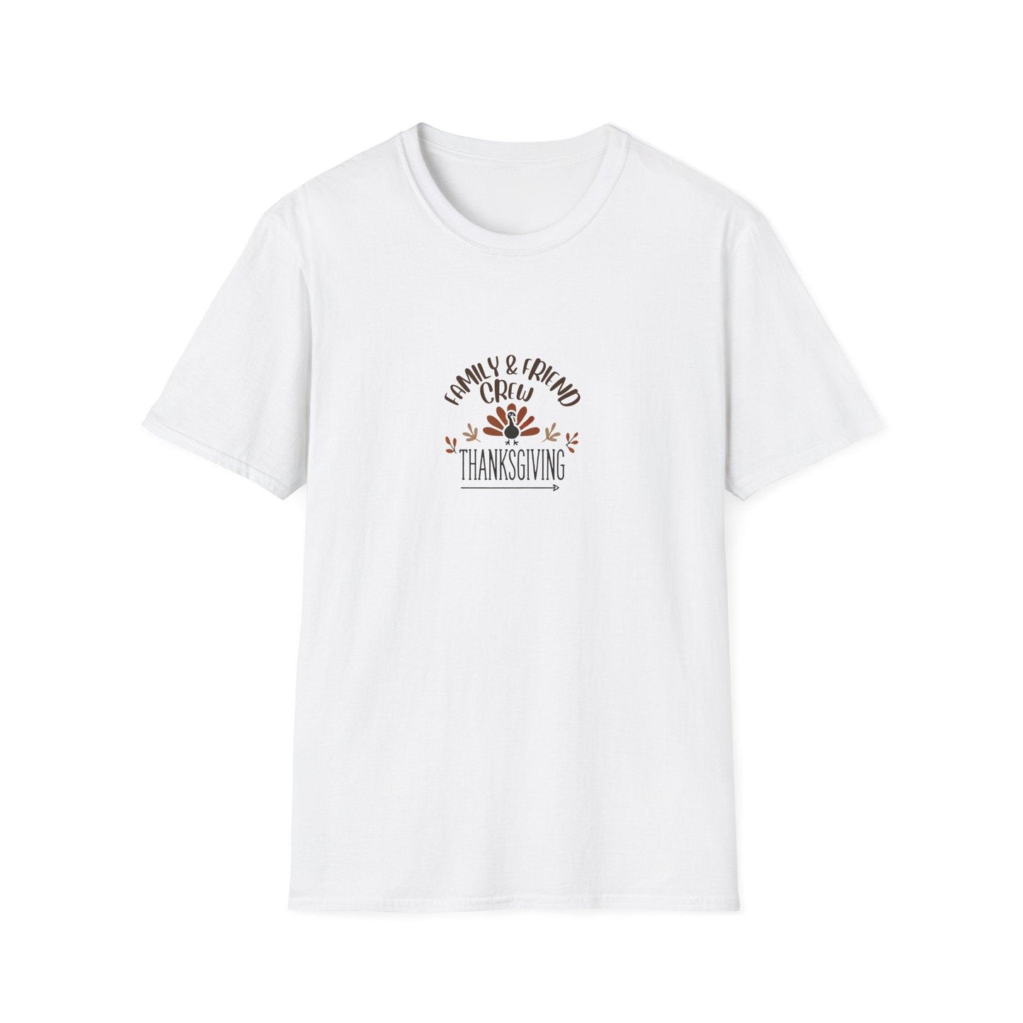 Thanksgiving Family & Friends Crew - Gobble 'Til You Wobble with Your Favorite Crew! 🦃🍁 Unisex T-Shirt - Whippie's