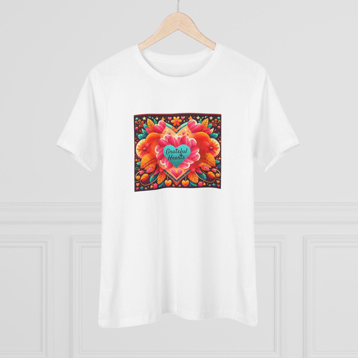 Grateful Hearts - A Celebration of Love and Gratitude 🧡💛❤️ - Women's Softstyle Tee - Whippie's