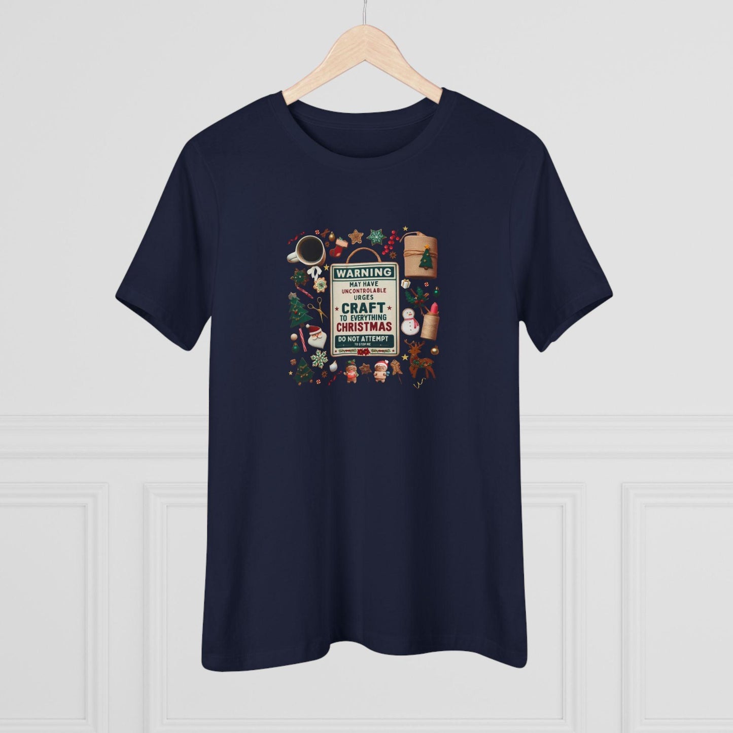 Warning: Uncontrollable Urge to Craft - Women's Softstyle Tee - Whippie's