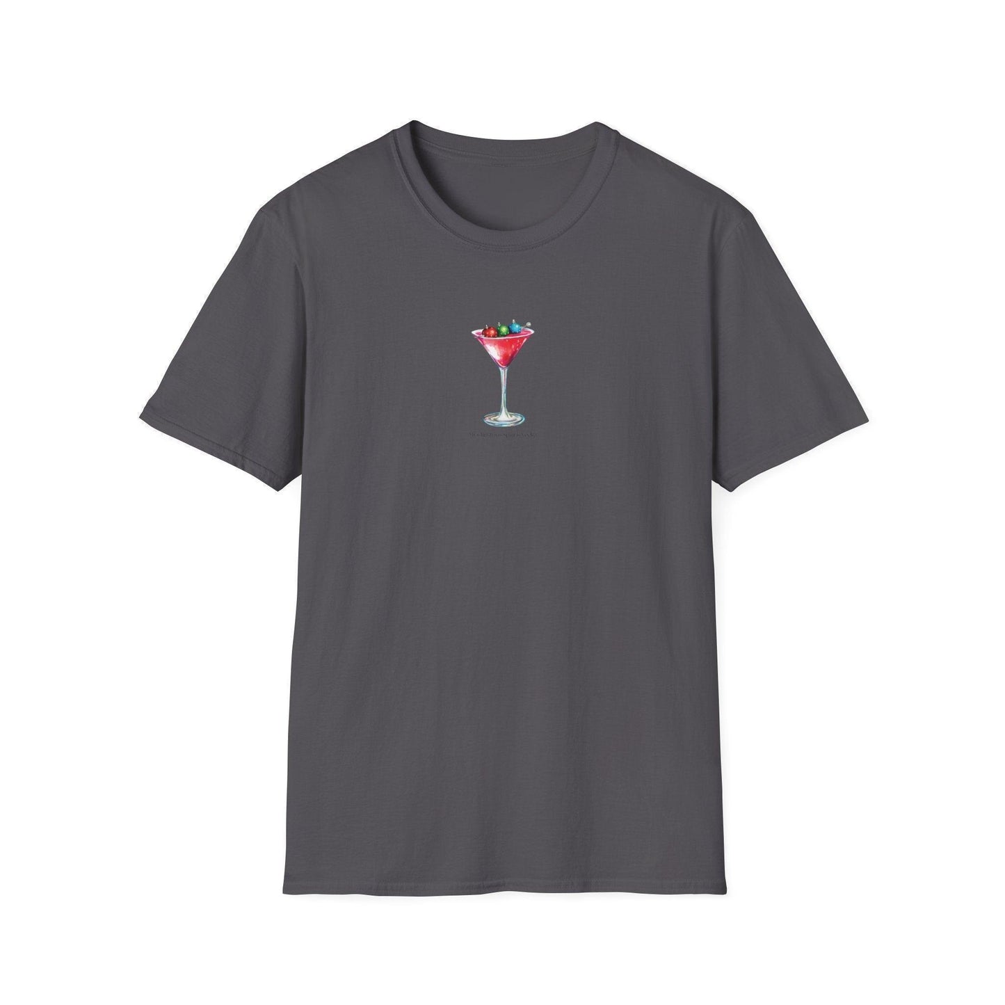 My Christmas Spirit is Vodka 🍸🎄 - Unisex Softstyle T-shirt - Whippie's