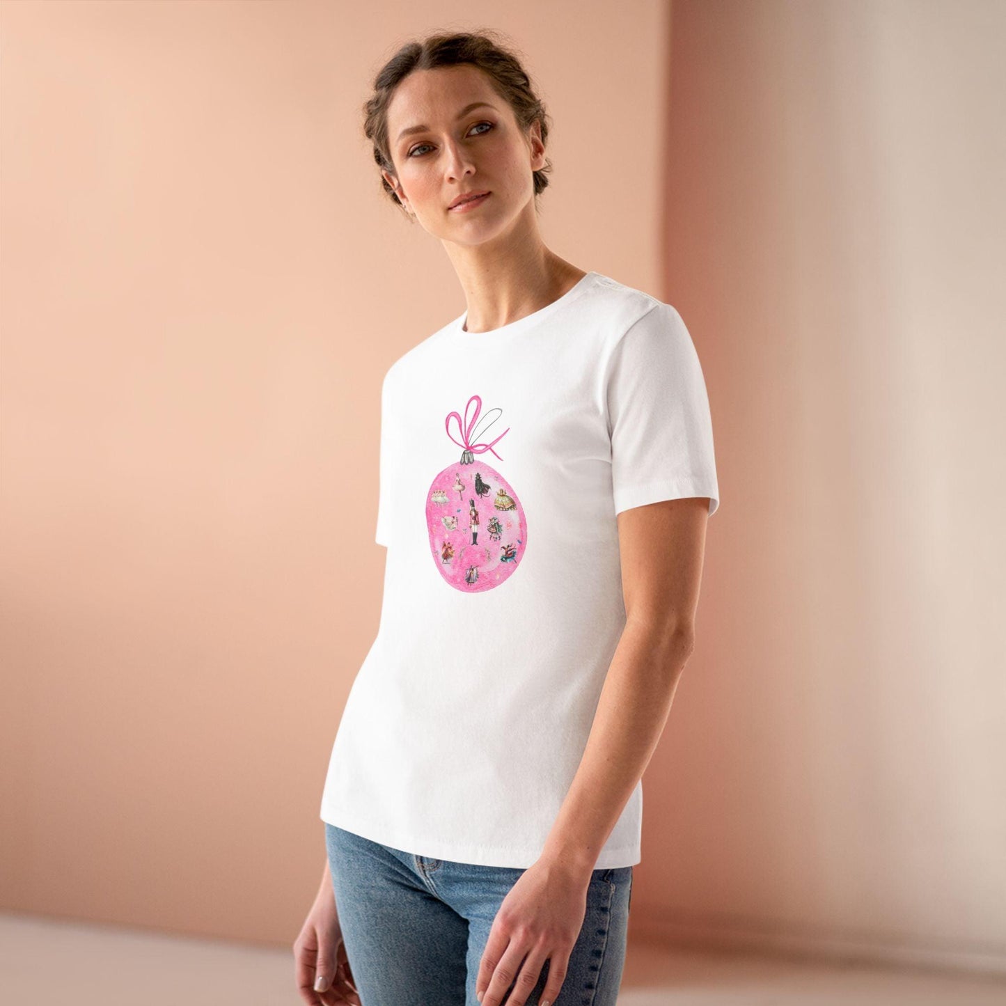 Nutcracker Ornament - A Whimsical Winter Wonderland! 🎄✨ Women's Softstyle Tee - Whippie's