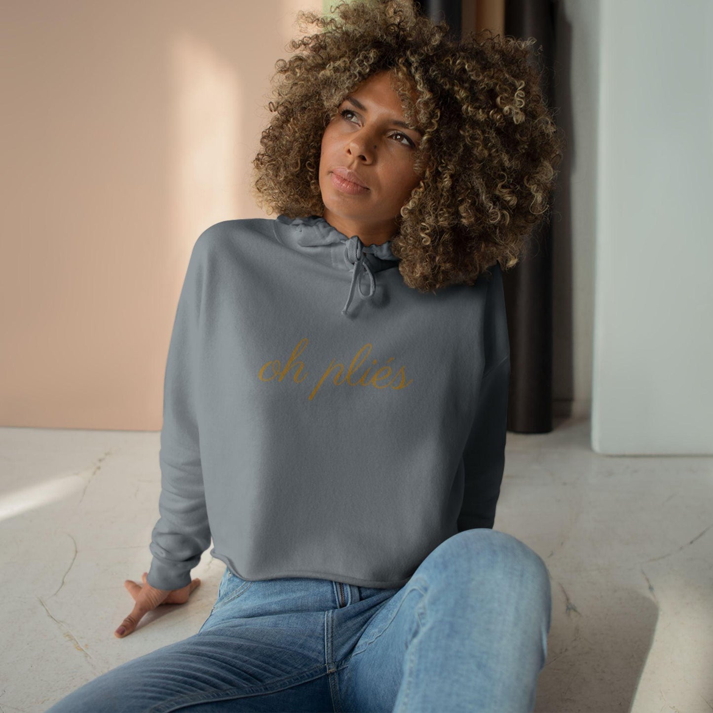 ✨ Oh Pliés ✨ Women's Cropped Hoodie 💖 - Whippie's