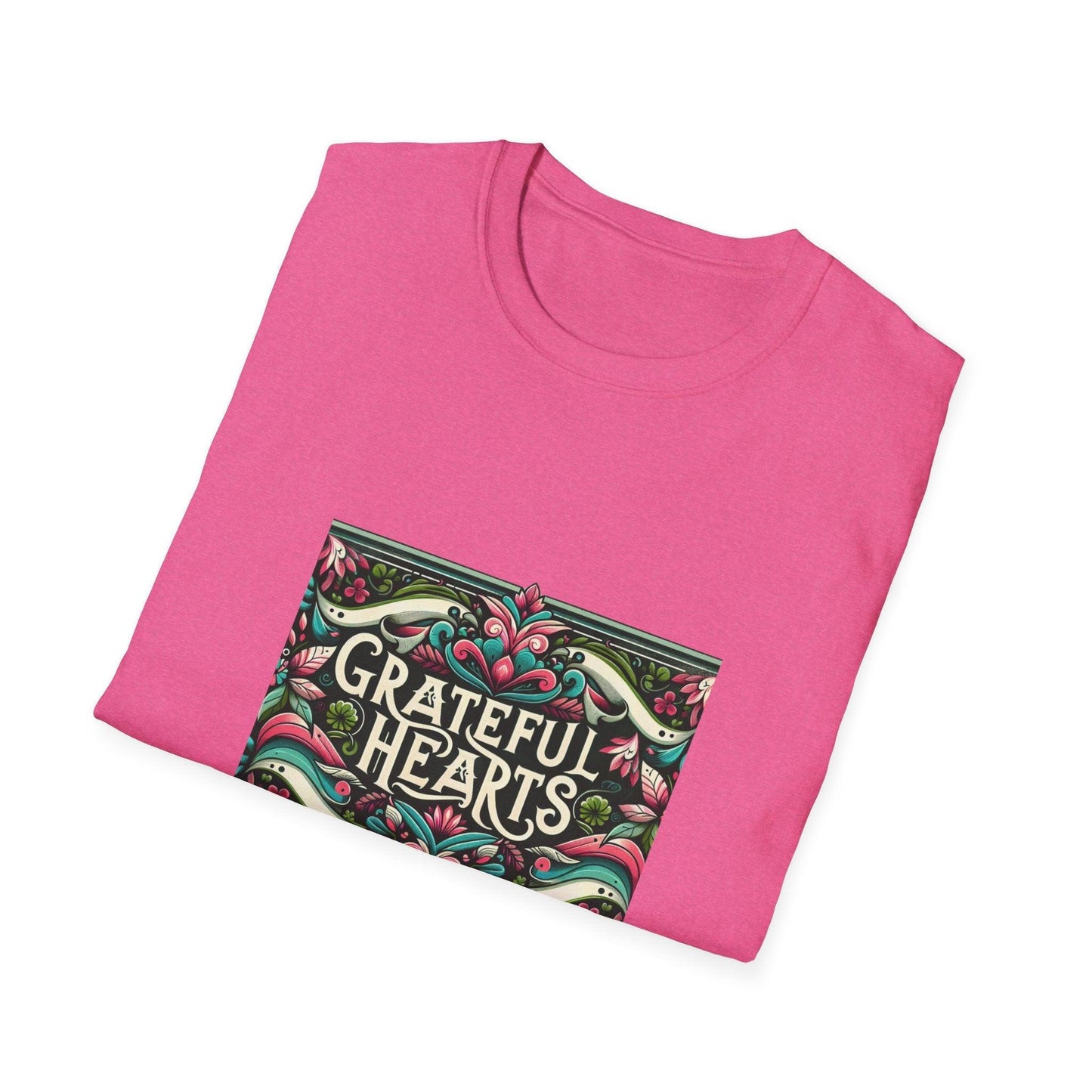 Grateful Hearts - Give Thanks with a Grateful Heart! 🧡💛🤎 Unisex T-Shirt - Whippie's