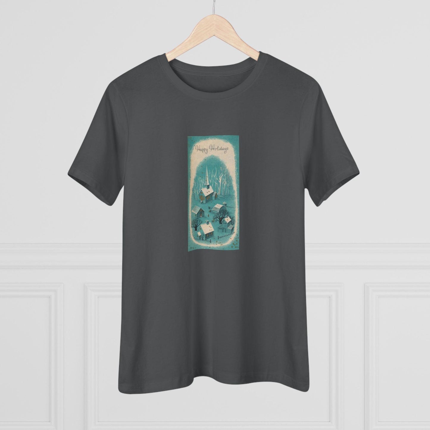 Happy Holidays - Vintage Village - Women's Tee - Whippie's