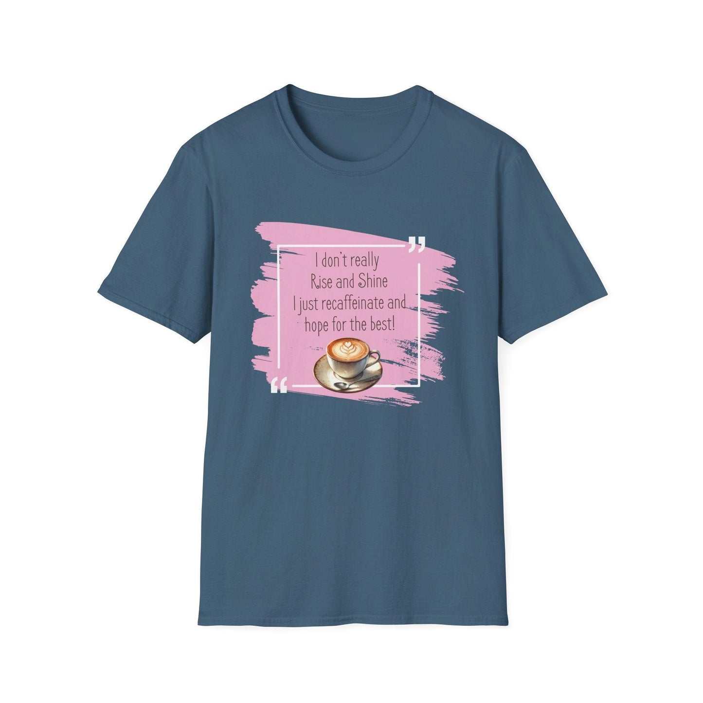 Recaffeinate & Hope Unisex Tee - But First, Coffee! ☕️💖 - Whippie's