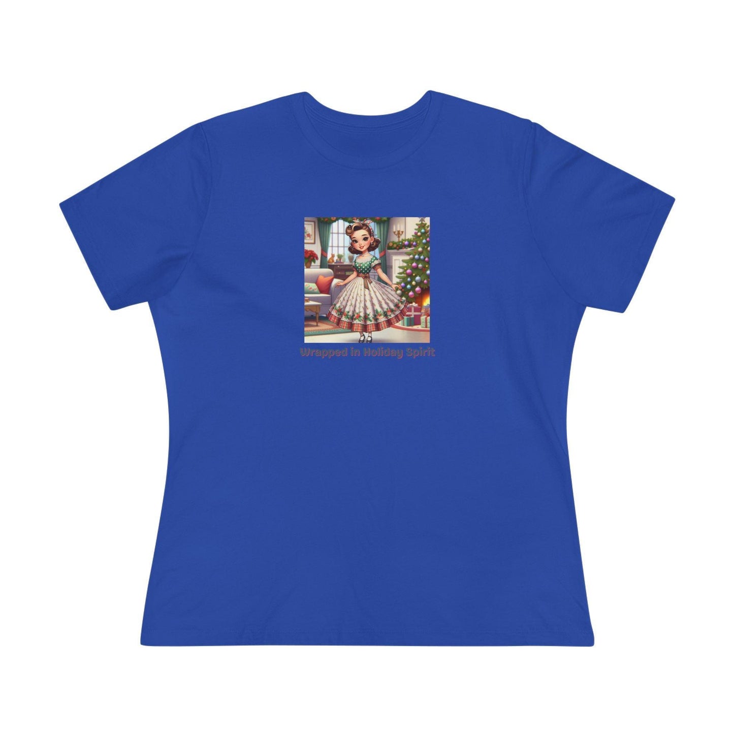 Wrapped in Holiday Spirit - Women's Softstyle Tee - Whippie's