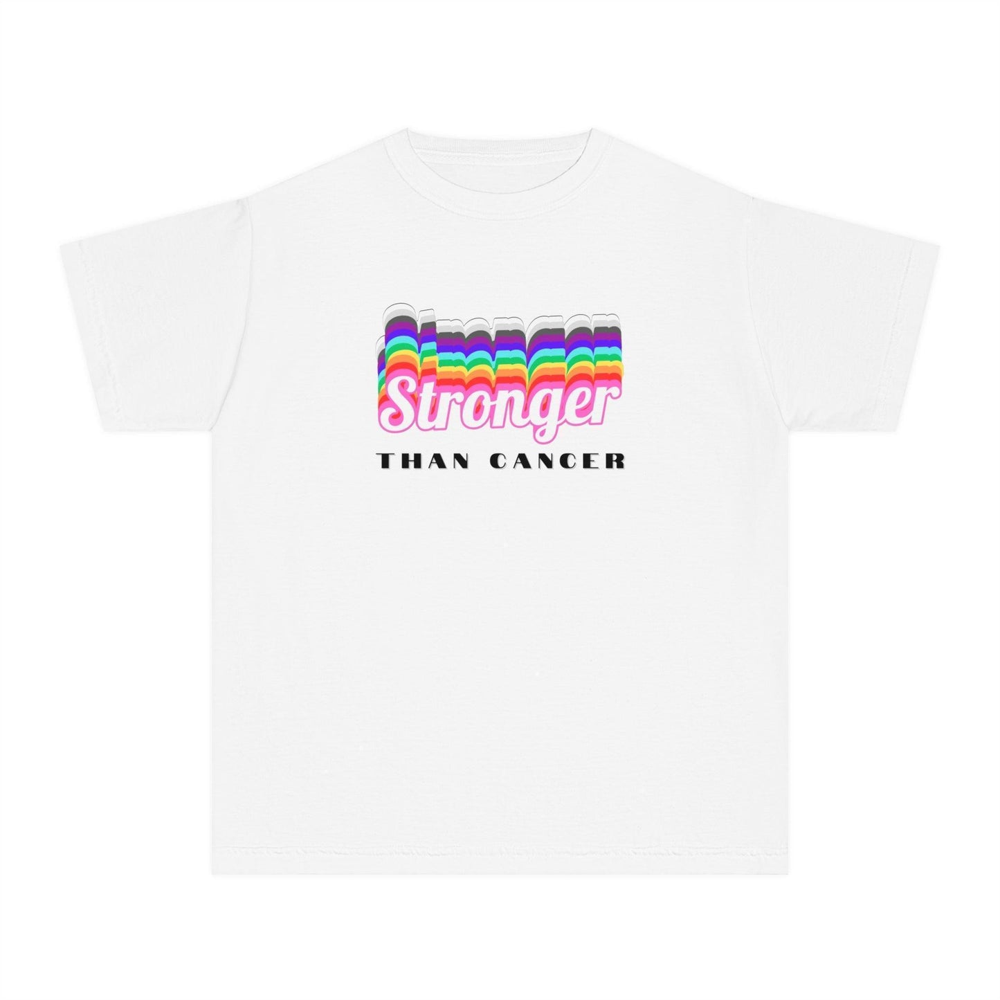 💪 Stronger Than Cancer 🎗️ Youth Midweight Tee ✨ - Whippie's