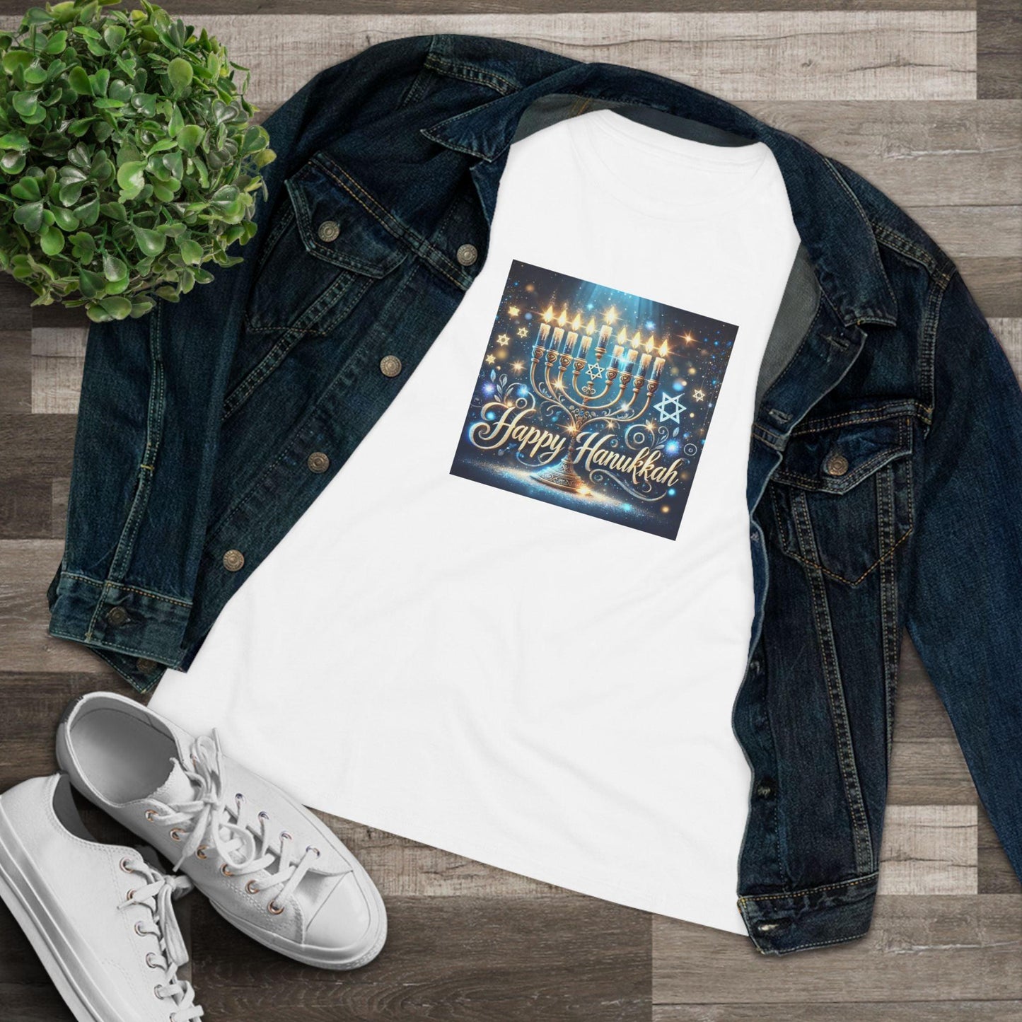 Happy Hanukkah - Women's Tee - Whippie's