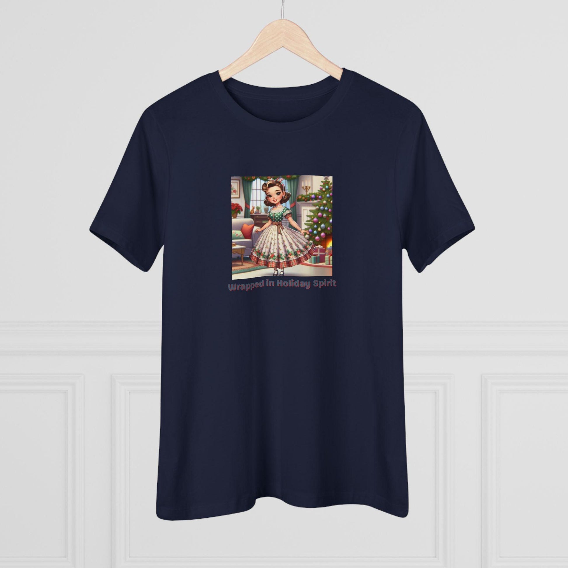 Wrapped in Holiday Spirit - Women's Softstyle Tee - Whippie's