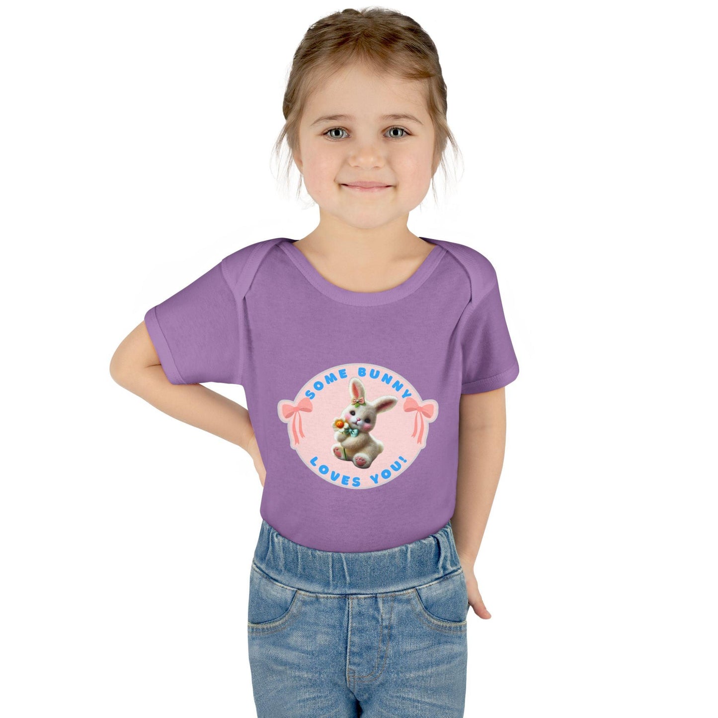 Some Bunny Loves You Baby Onesie - Hop into Easter with Adorable Style! 🐰💖 - Whippie's