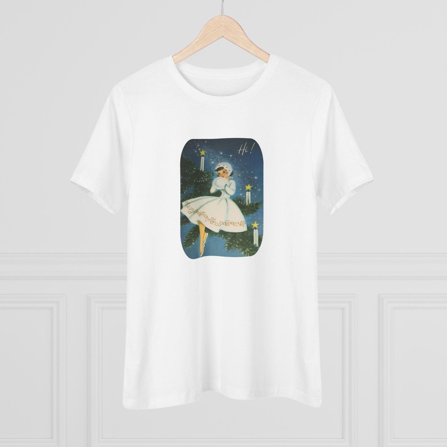 Hi! Lady in White - Women's Tee - Whippie's