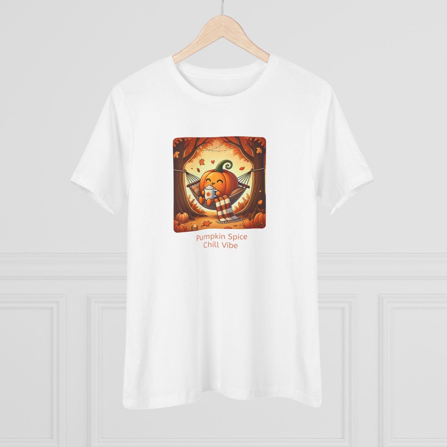 Pumpkin Spice, Chill Vibe - Women's Softstyle Tee - Whippie's