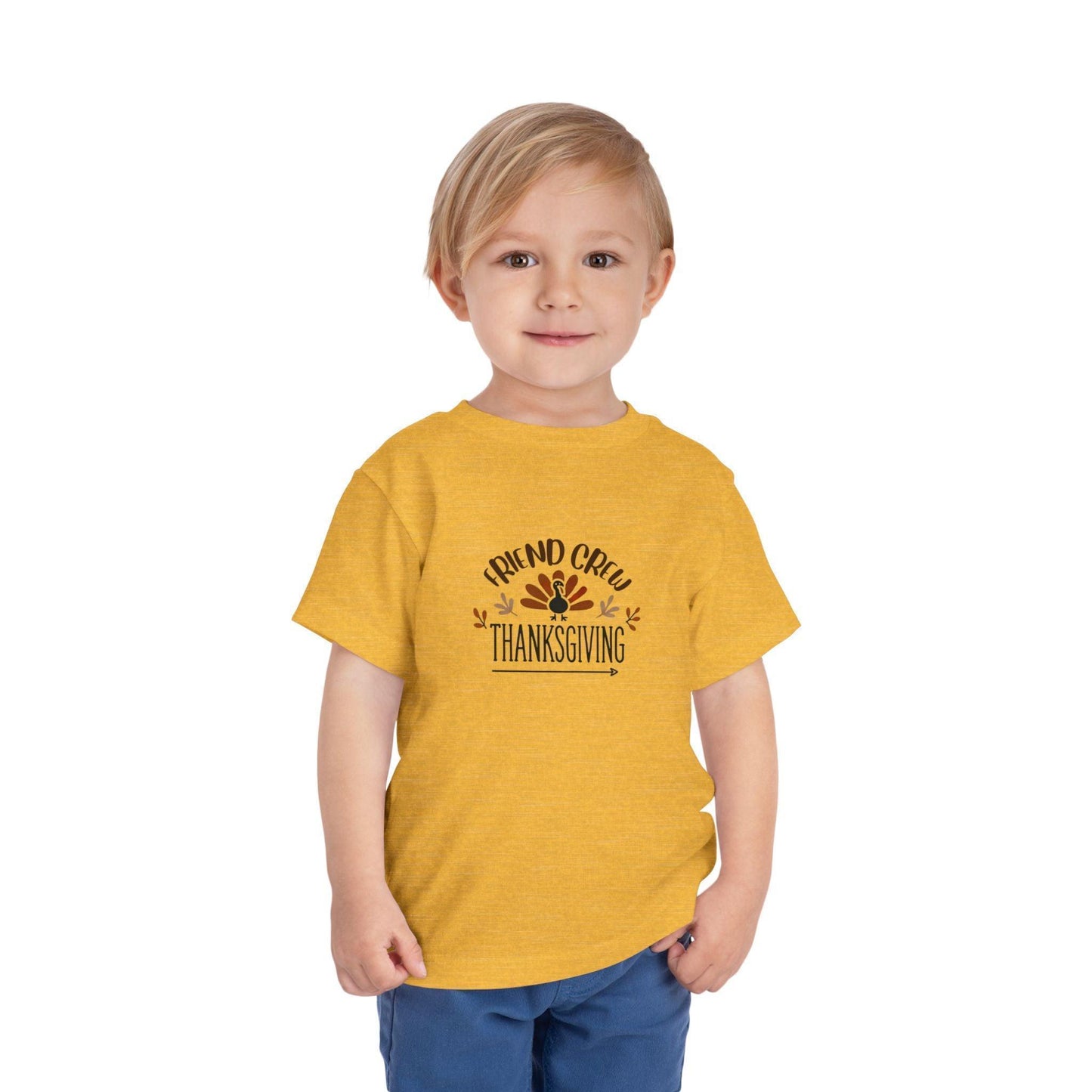 Thanksgiving Friend Crew - Toddler Short Sleeve Tee - Whippie's