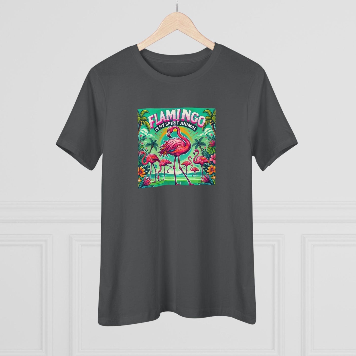 Flamingo is My Spirit Animal - Women's Softstyle Tee - Whippie's