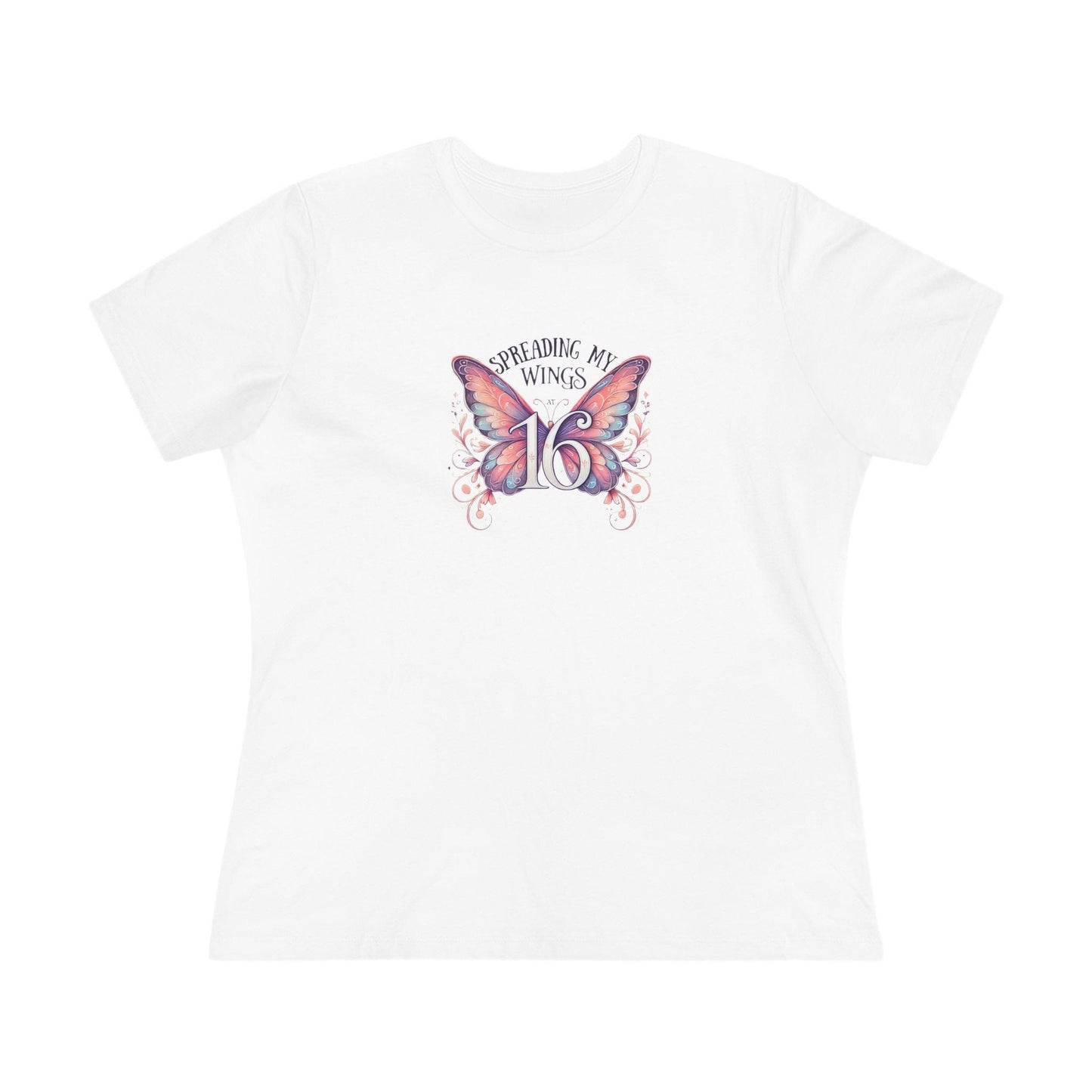 Spread My Wings at 16 - Soaring into a New Chapter 🦋 - Women's Softstyle Tee - Whippie's
