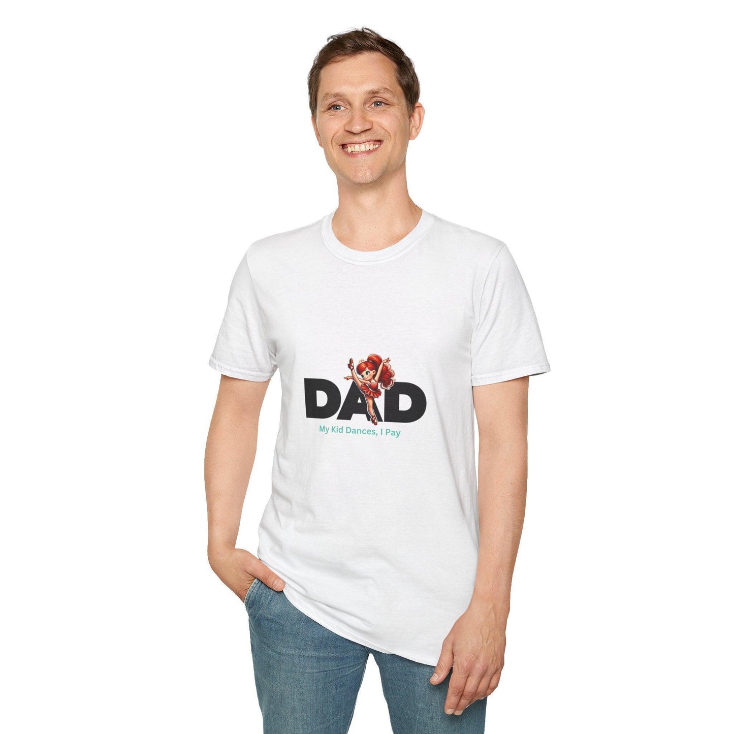 Dance Dad: Red Hair Dancer T-Shirt - Whippie's