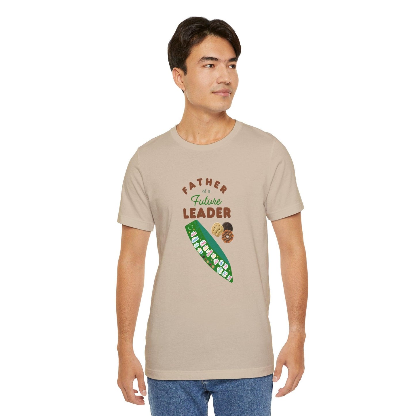 Father of a Future Leader - Unisex Jersey Tee - Smart, Brave, & Cookie-Powered! - Whippie's