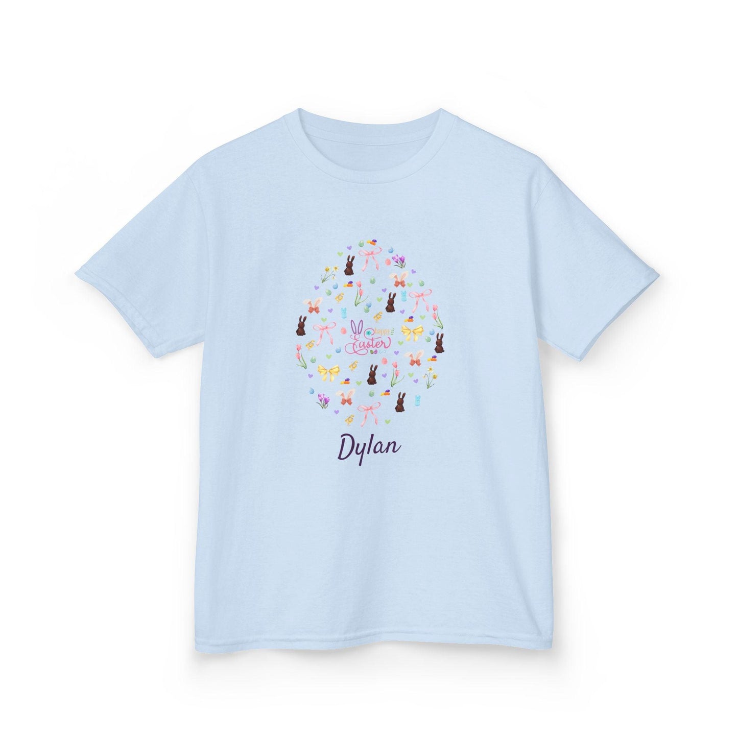 Easter Egg-stravaganza Kids Heavy Cotton Tee - Hop into Easter Fun! - Personalizable - Whippie's