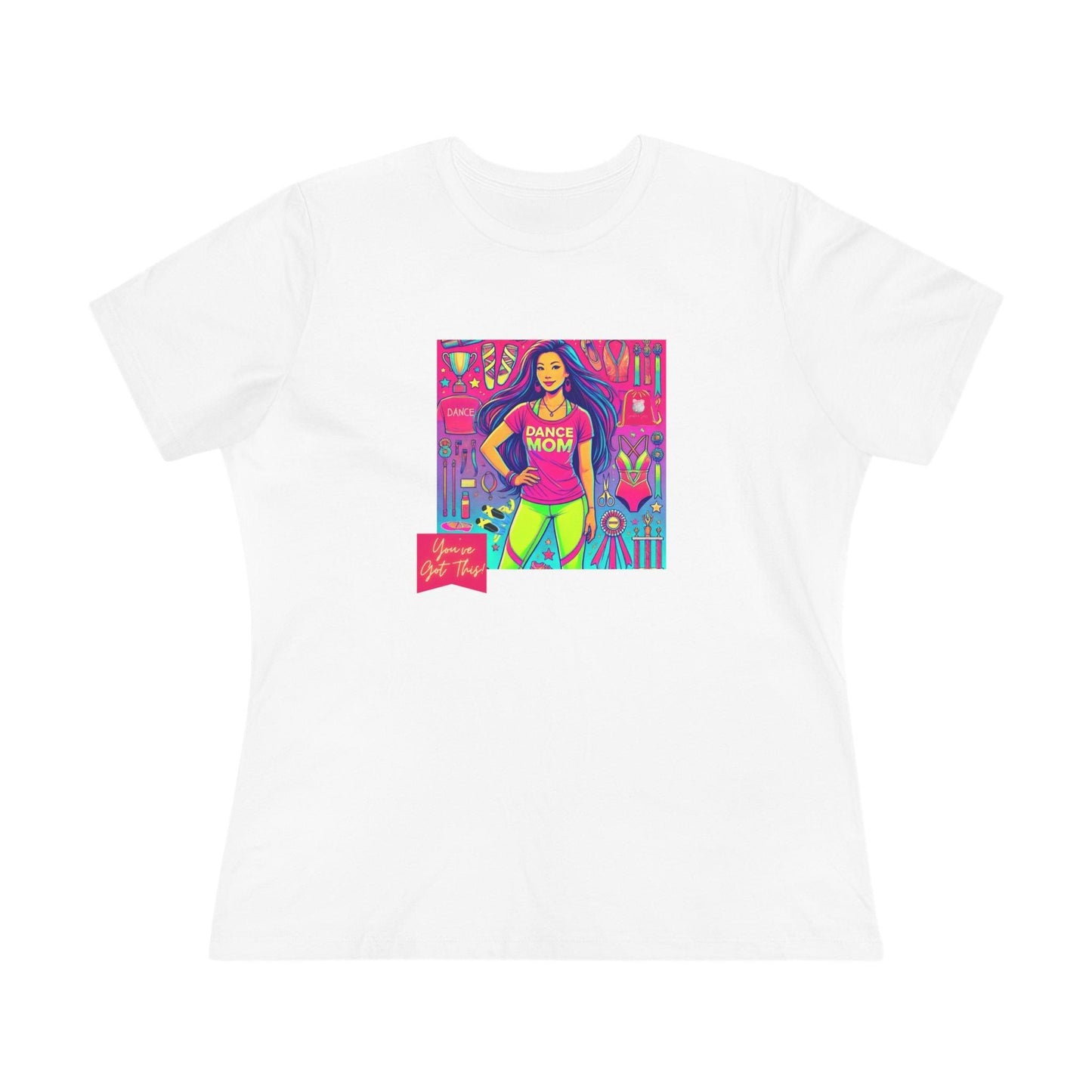Dance Mom Magic (Asian Mom) - A Colorful Celebration 🌈 - Women's Softstyle Tee - Whippie's