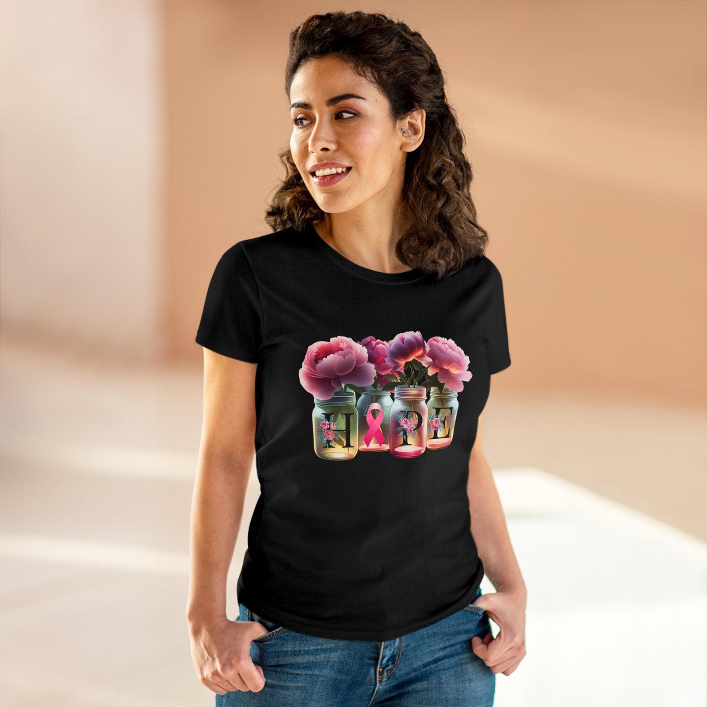 🌸 HOPE 🎀 Women's Tee 💖 A symbol of strength and resilience. - Whippie's