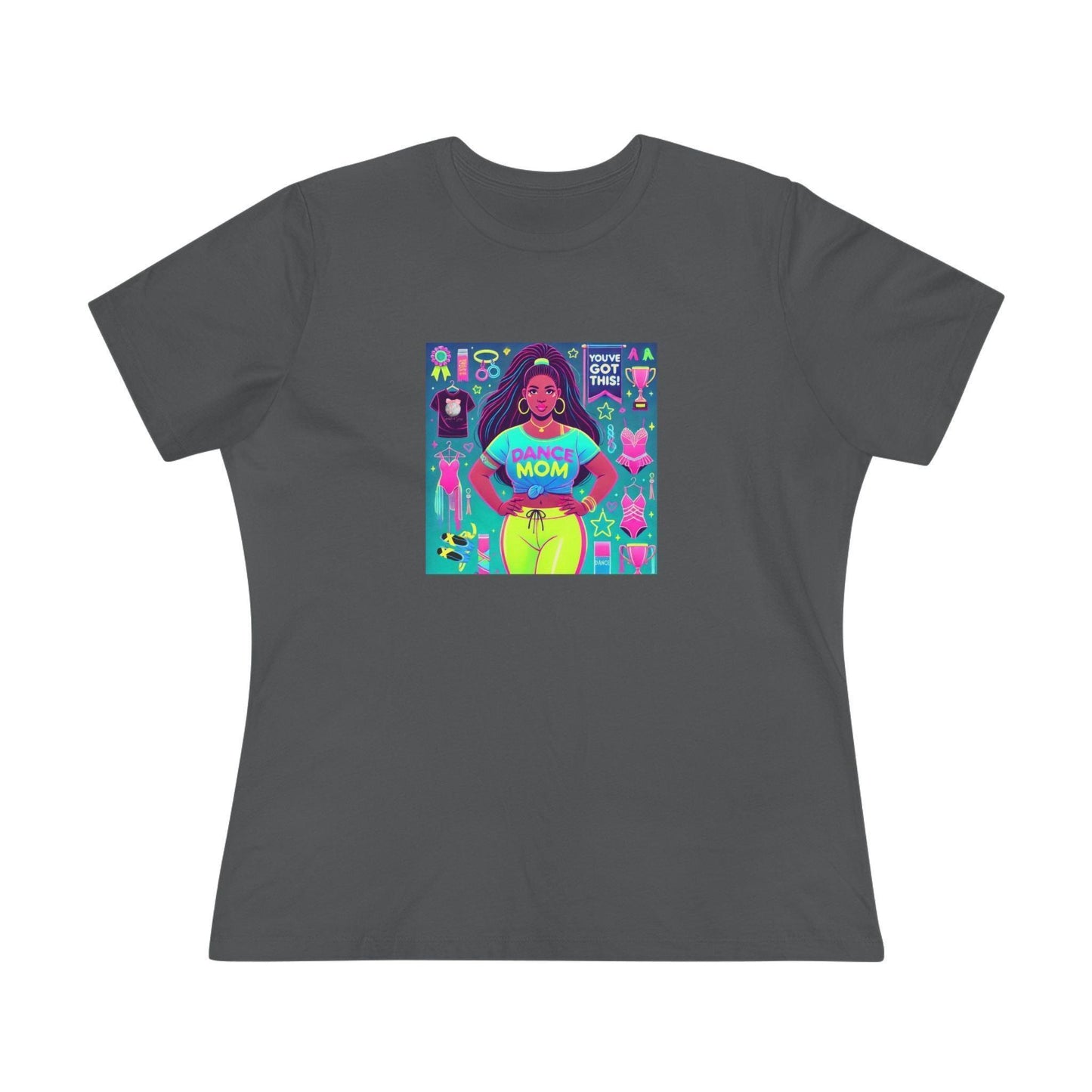 Dance Mom: You've Got This - Darker Skin Tone Mom - Curvy - Women's Softstyle Tee - Whippie's