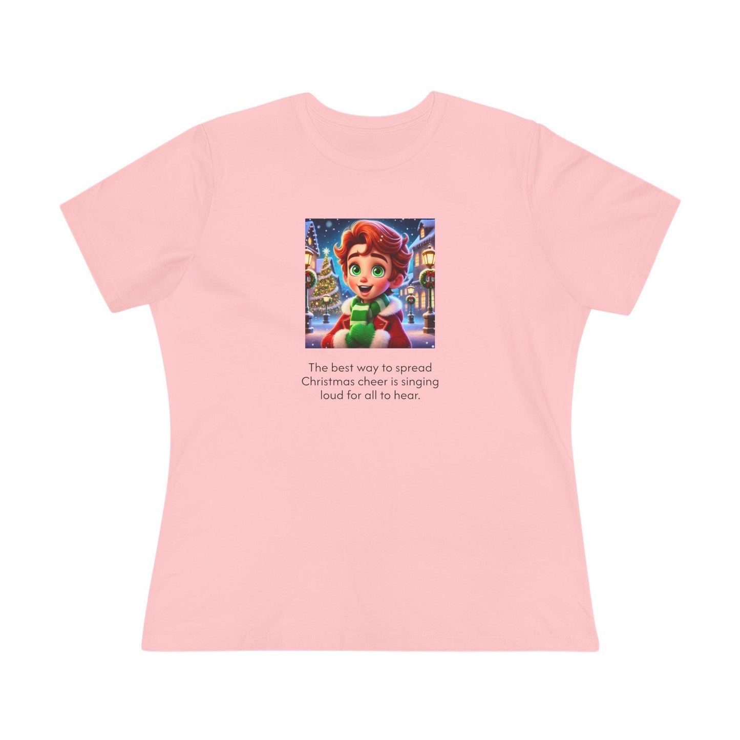 Caroler - Christmas Cheer - RH Boy - Women's Tee - Whippie's