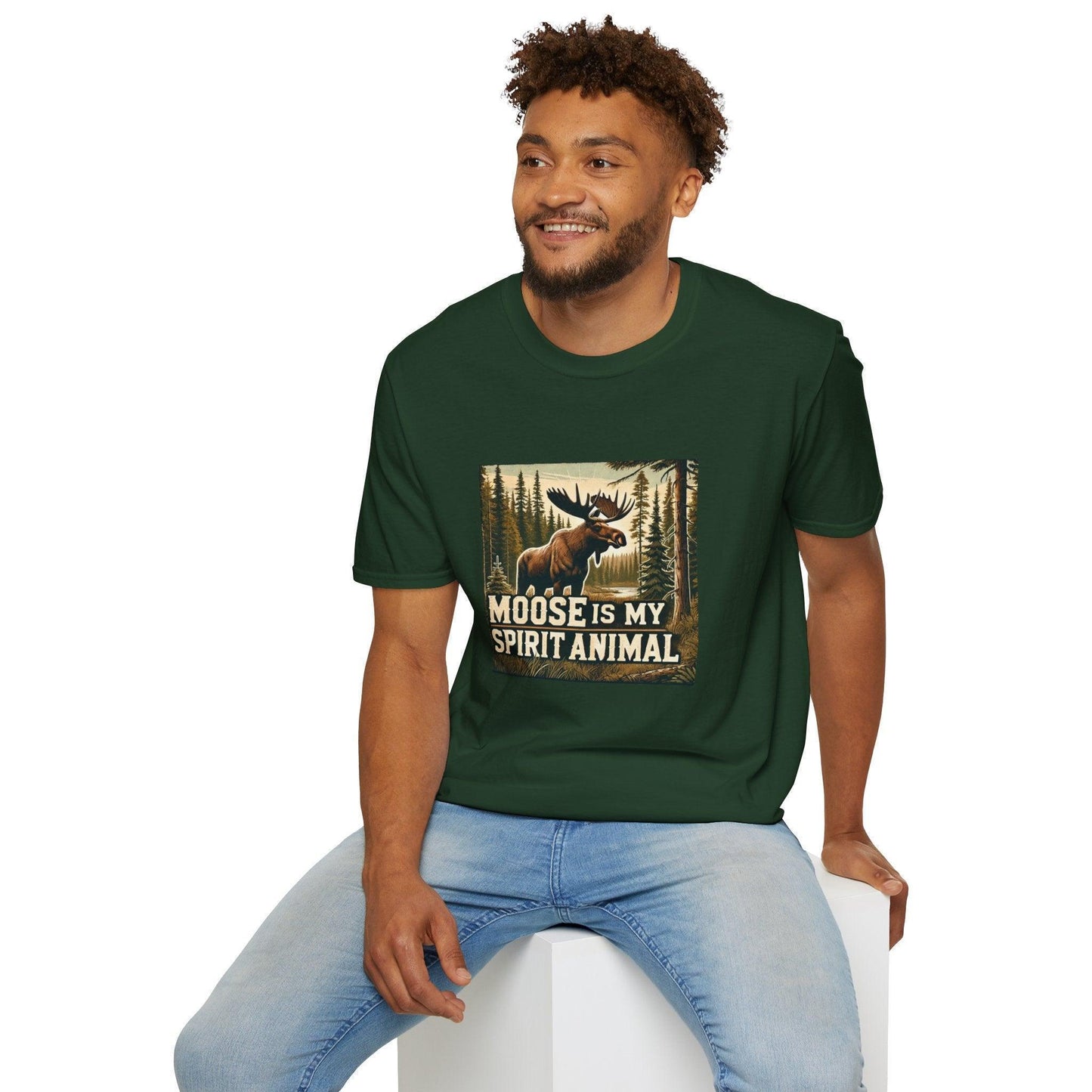 Moose is my Spirit Animal - Unisex T-Shirt - Whippie's
