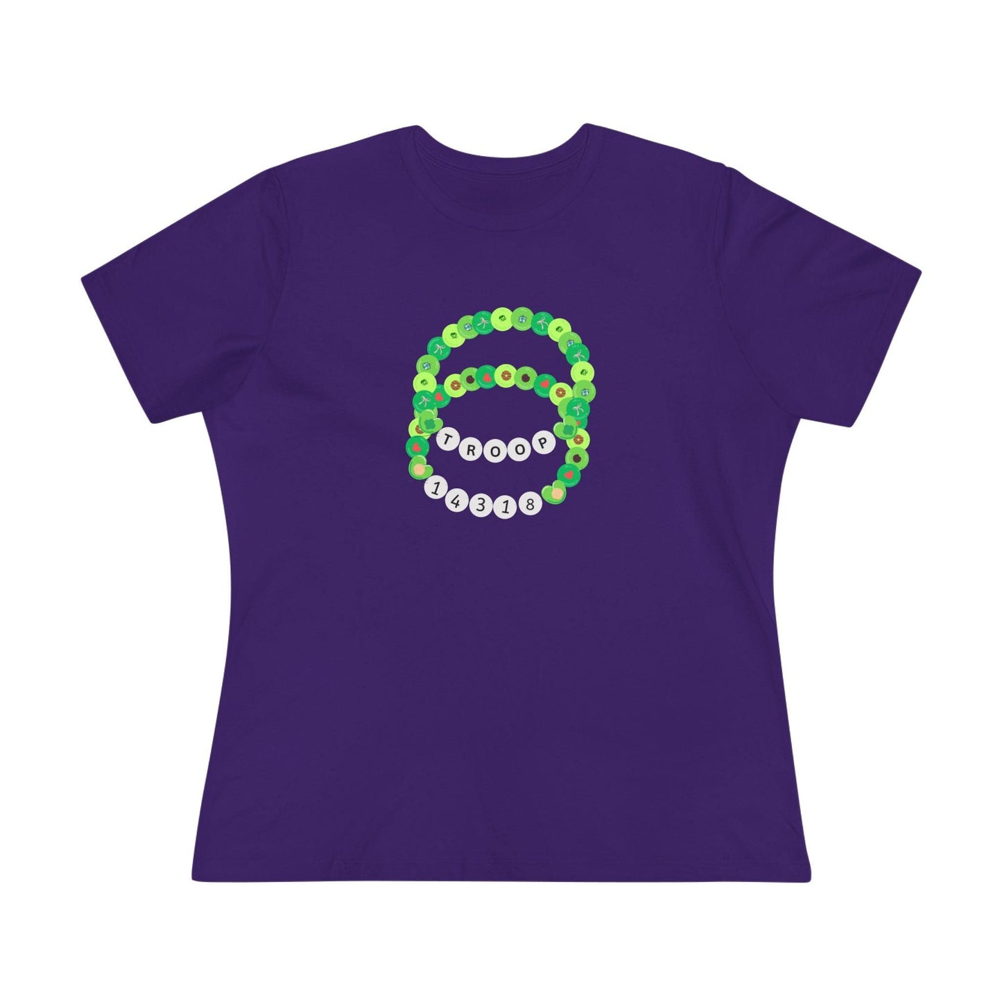 Girl Scout Troop Bracelet Tee - Women's - ✨ Show Your Troop Pride! ✨ - Whippie's