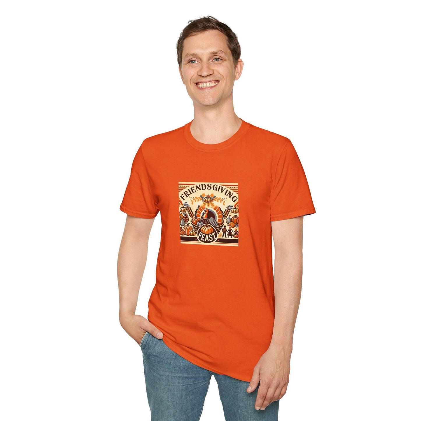 Friendsgiving Feast - A Harvest of Gratitude 🍂🦃 - Unisex T-Shirt - Whippie's