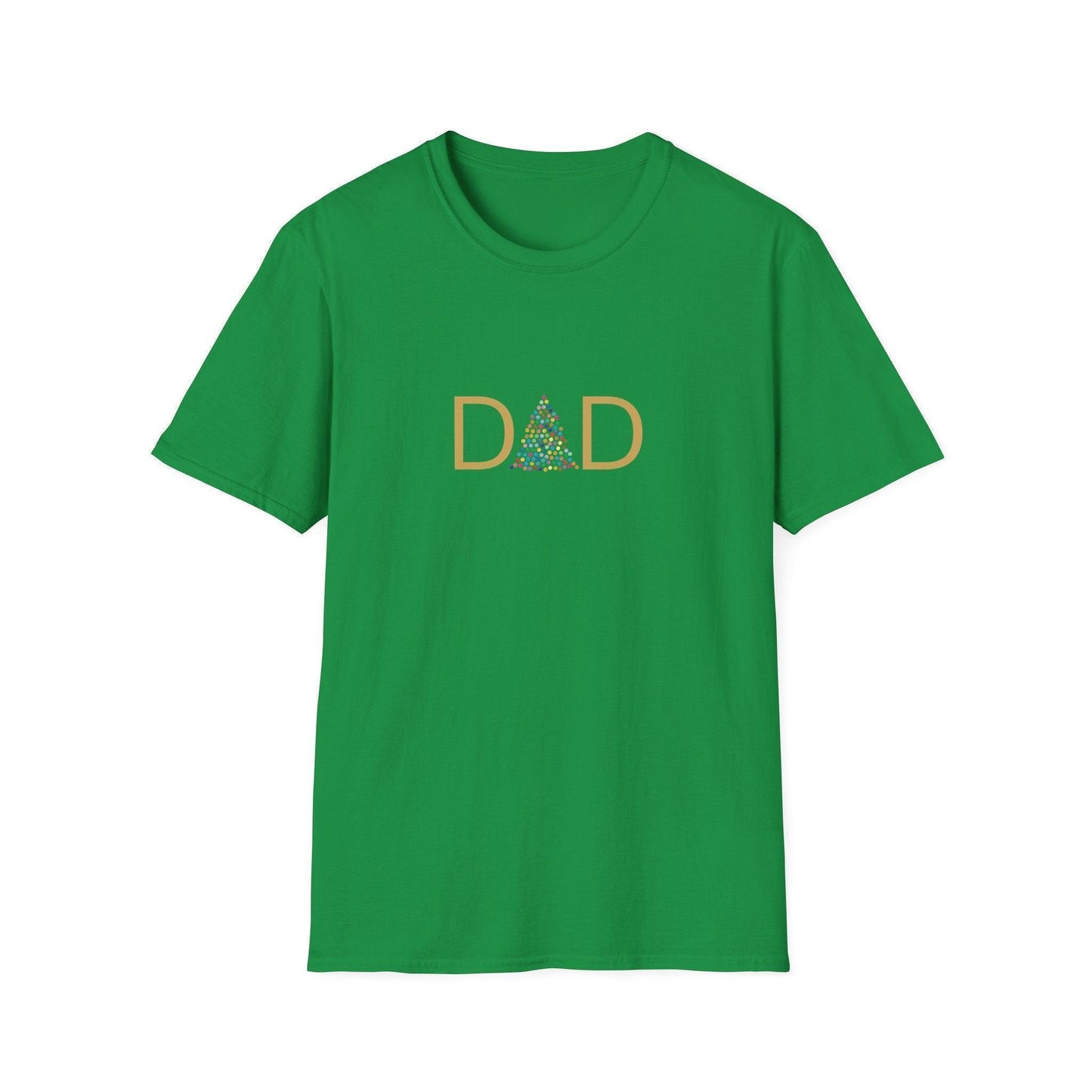 DAD 🎄 - Golden Christmas Dad! ✨🎁- Mens Softstyle T-shirt - Whippie's