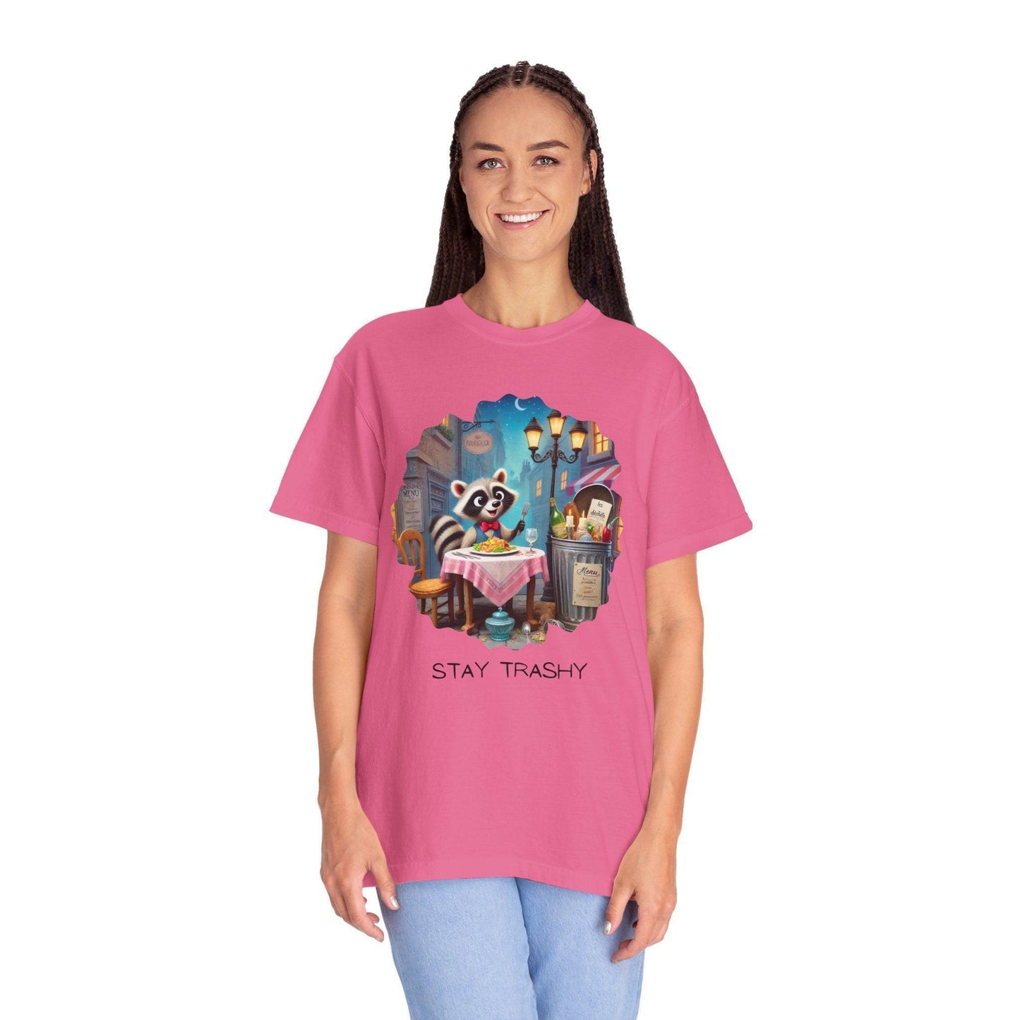 Stay Trashy! 🦝 🗑️ Unisex Tee - Comfort Colors ✨ - Whippie's
