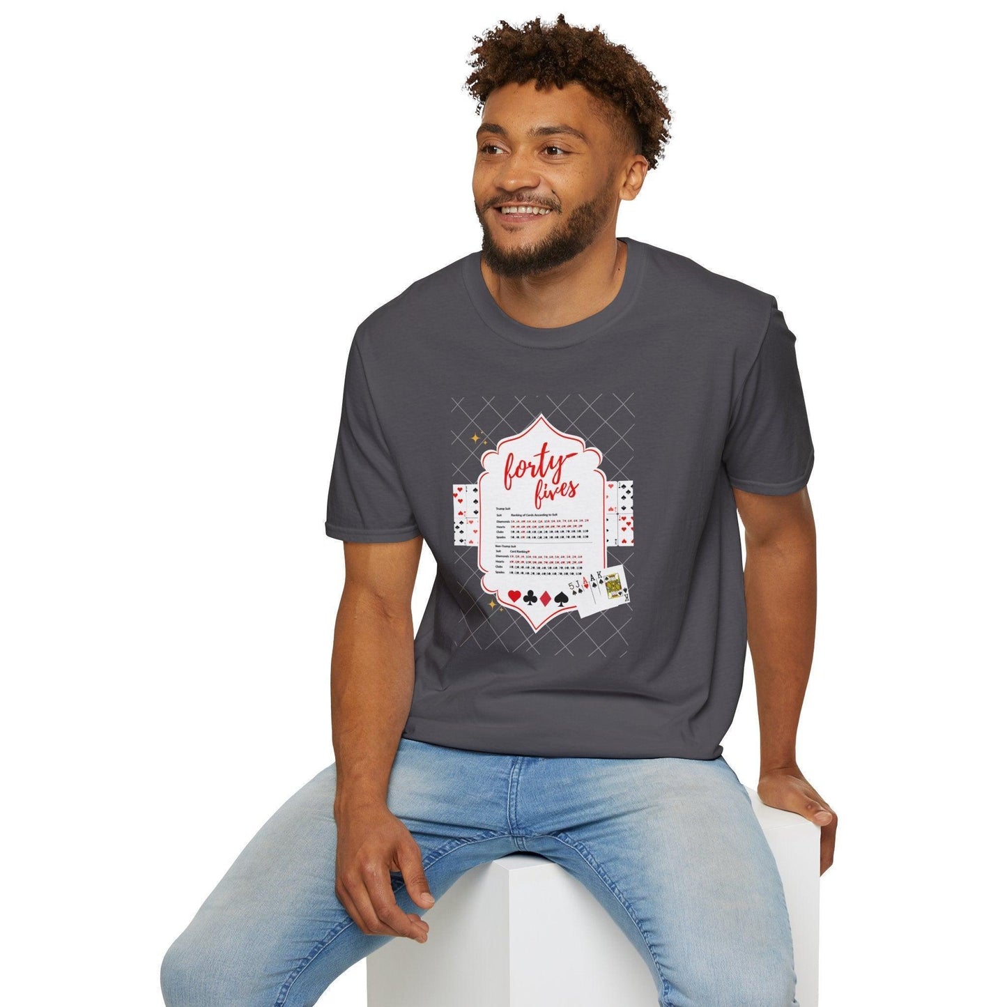 Forty-Fives Card Rankings - Unisex T-Shirt - Whippie's