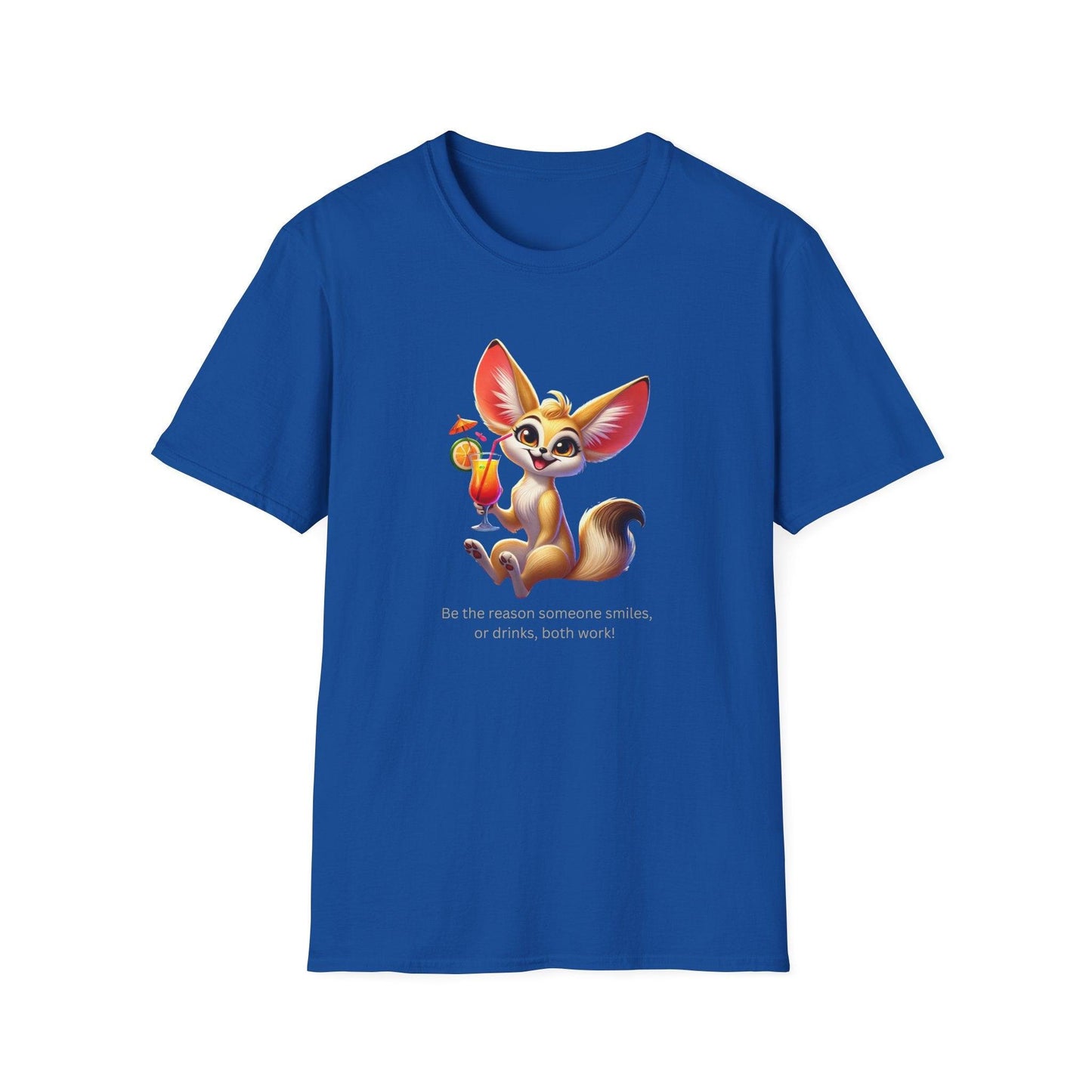 Fennec Fox Cocktail - Cheers to Good Times and Smiles! š¦šø Unisex T-shirt - Whippie's
