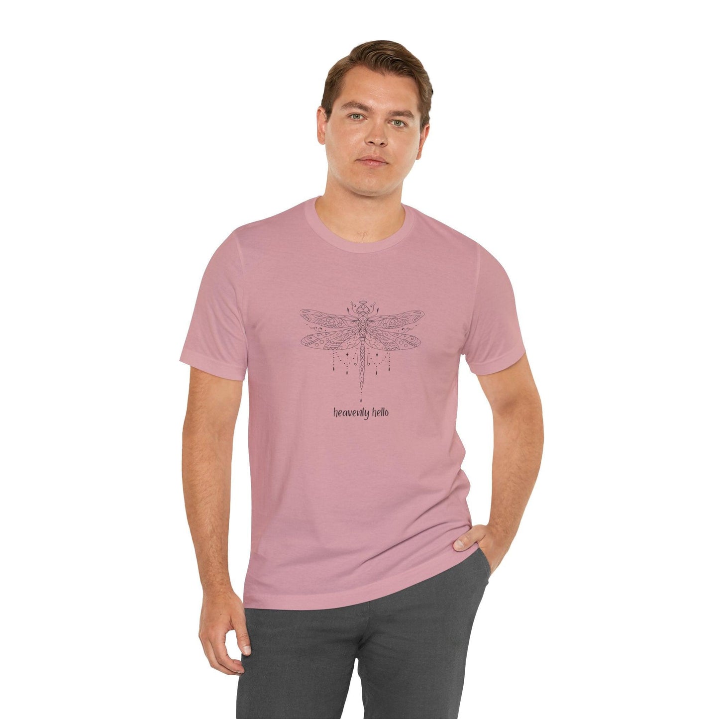 Heavenly Hello Unisex Jersey Tee - 🕊️ Carry a Piece of Heaven Close to Your Heart 🕊️ - Whippie's