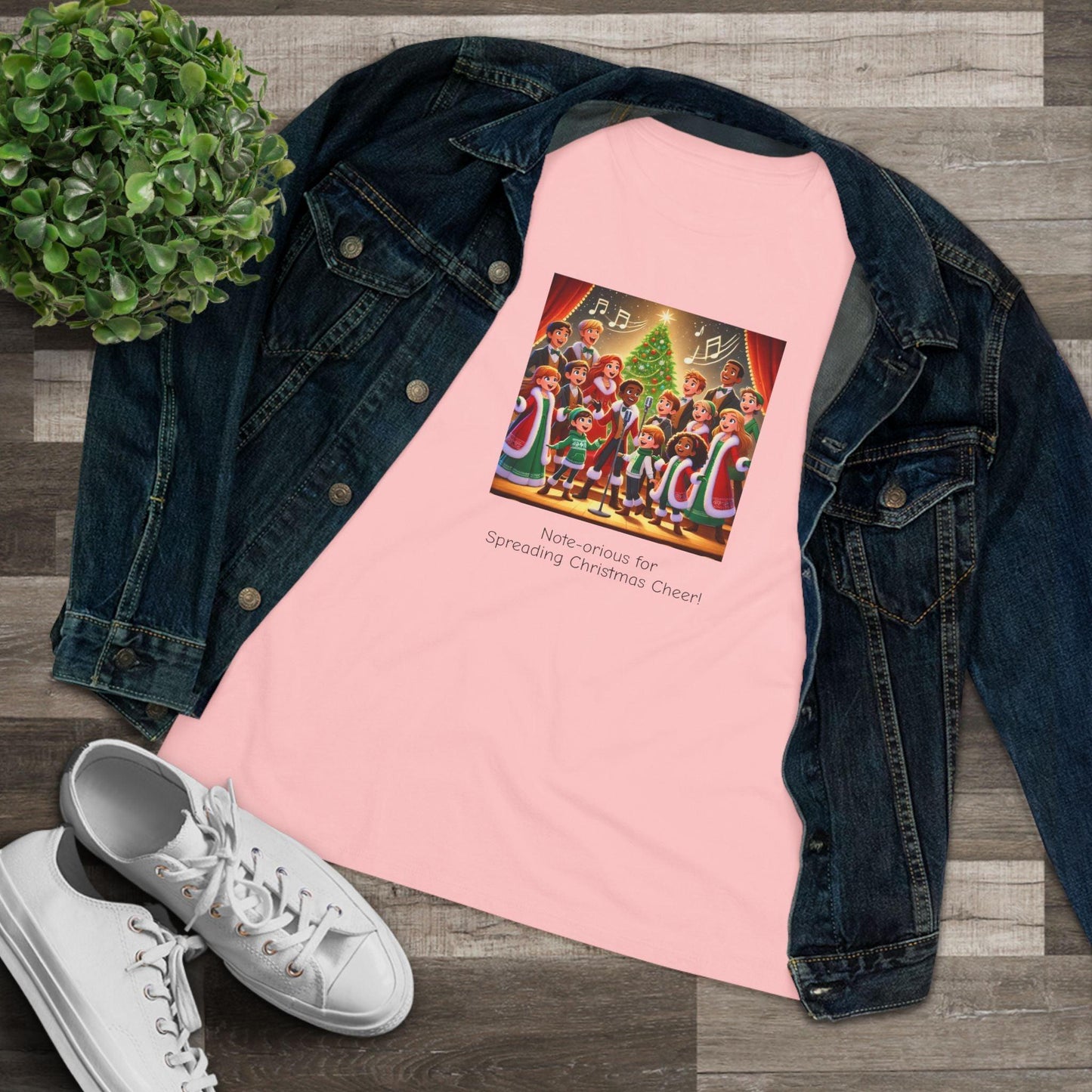 Note-orious for Spreading Christmas Cheer! - Women's Tee - Whippie's