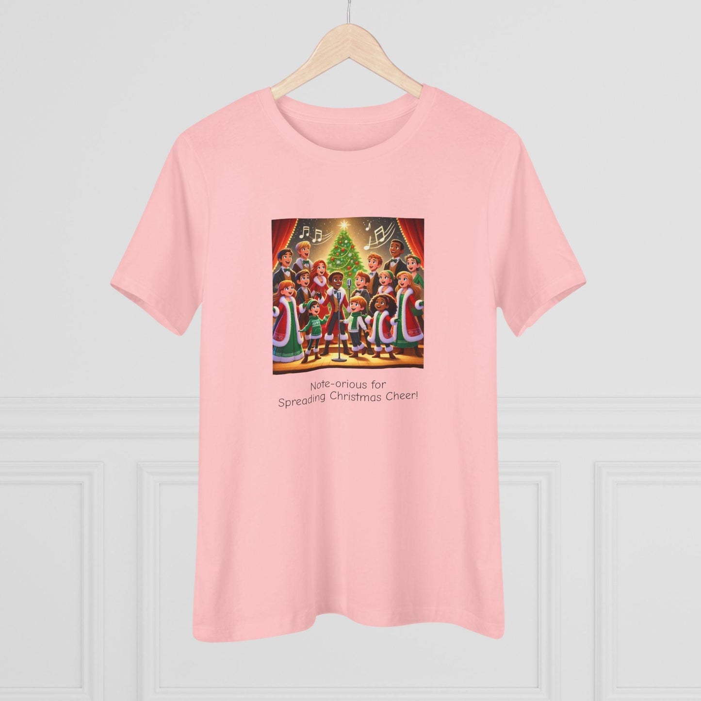 Note-orious for Spreading Christmas Cheer! - Women's Tee - Whippie's