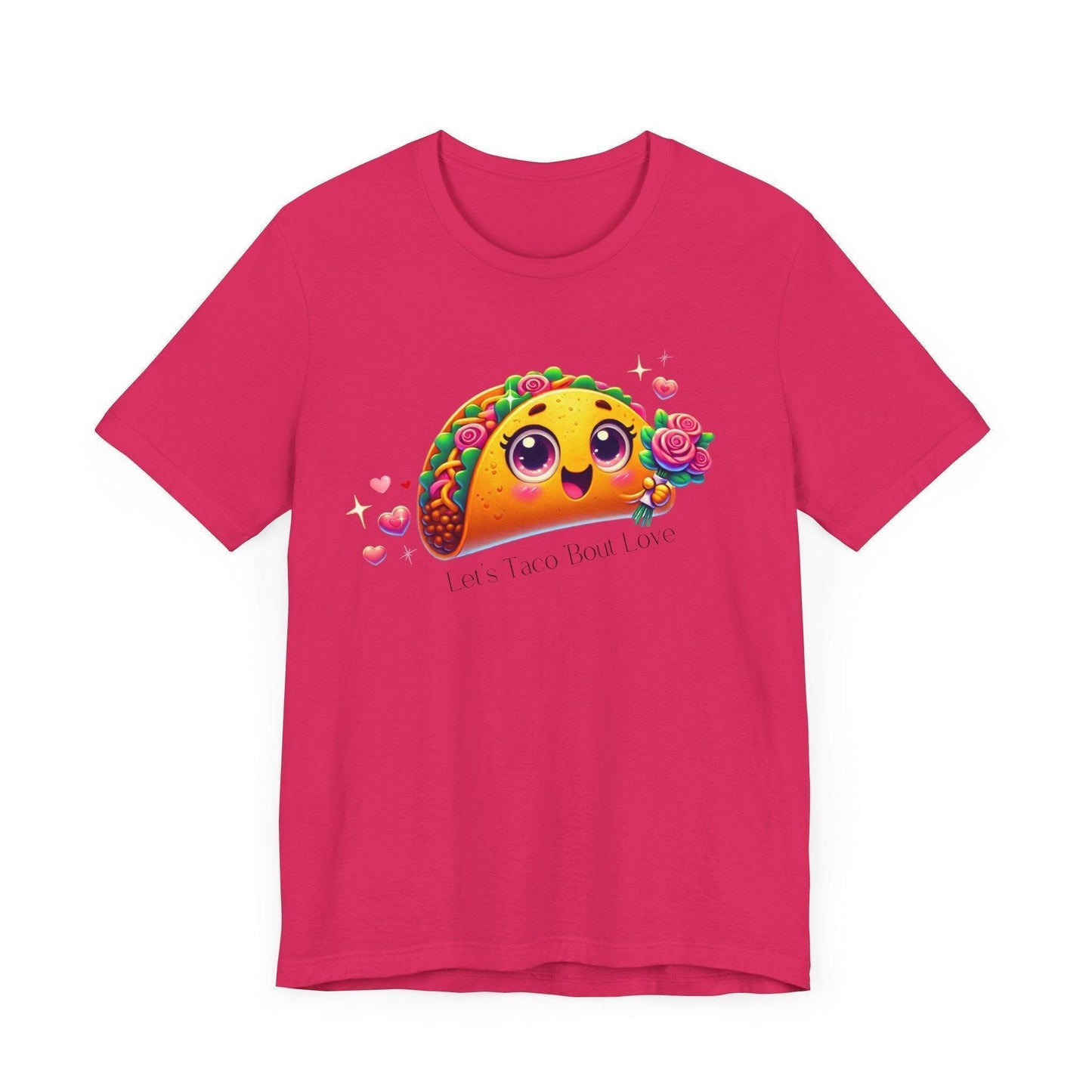 🌮 Let's Taco 'Bout Love 💖 Unisex Jersey Tee ✨ Spread the love this Valentine's Day! - Whippie's