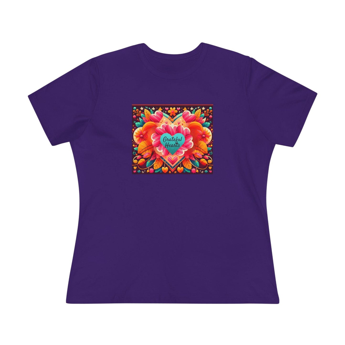 Grateful Hearts - A Celebration of Love and Gratitude 🧡💛❤️ - Women's Softstyle Tee - Whippie's