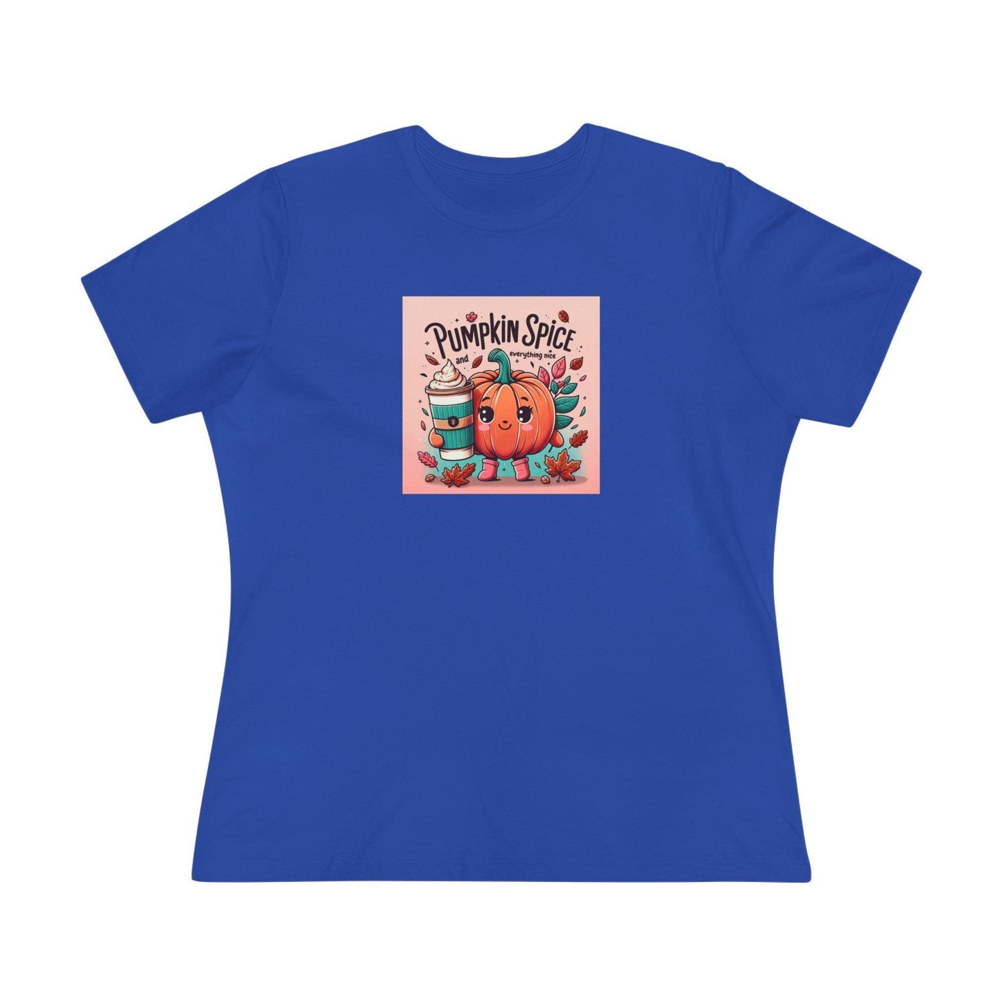 Cute Pumpkin: Pumpkin Spice and Everything Nice - Women's Softstyle Tee - Whippie's