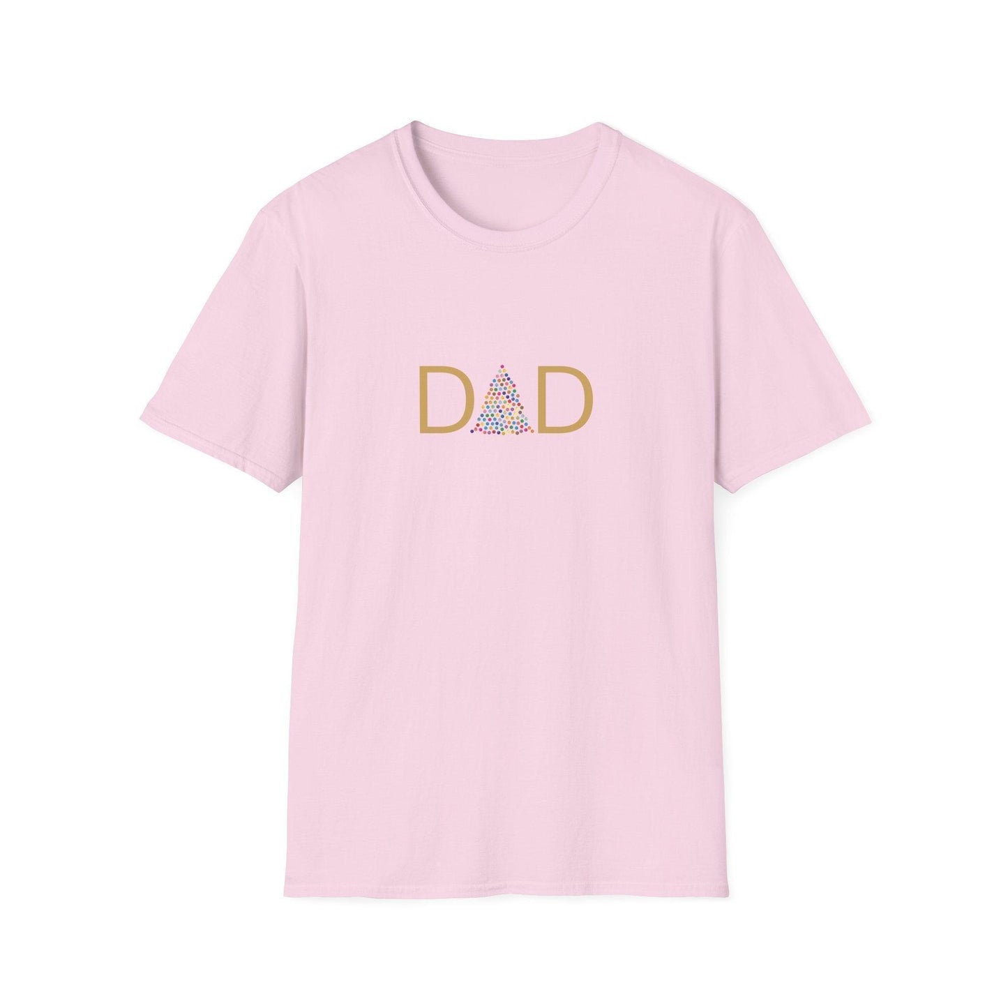 DAD 🎄 - Golden Christmas Dad! ✨🎁- Mens Softstyle T-shirt - Whippie's