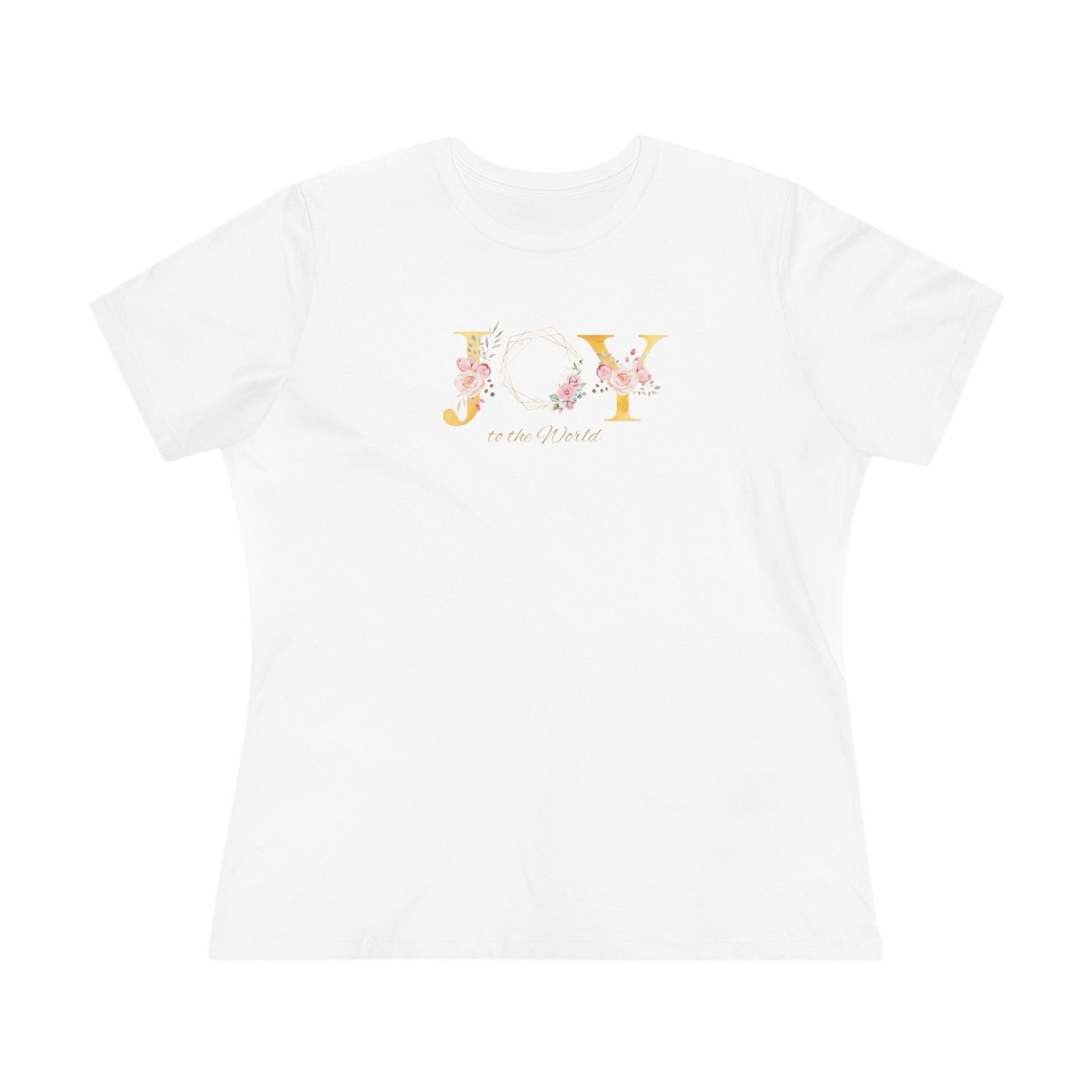 JOY to the World Women's Softstyle T-Shirt 🎄🌎💐 ✨ - Whippie's